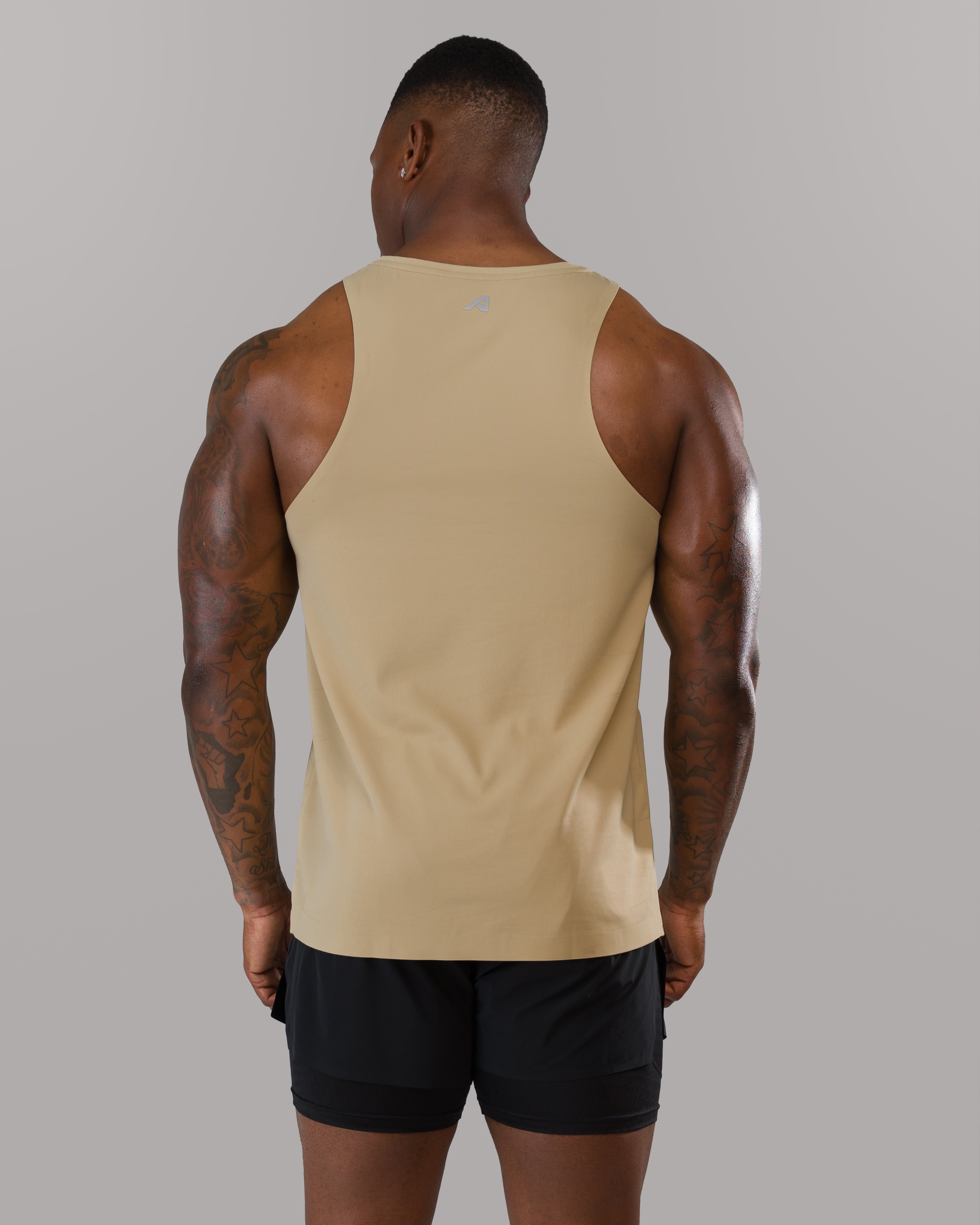 AeroFlex Tank Top - Breathable & Lightweight Desert Grit Color Workout Shirt for Women | Gym, Running & Outdoor Activities