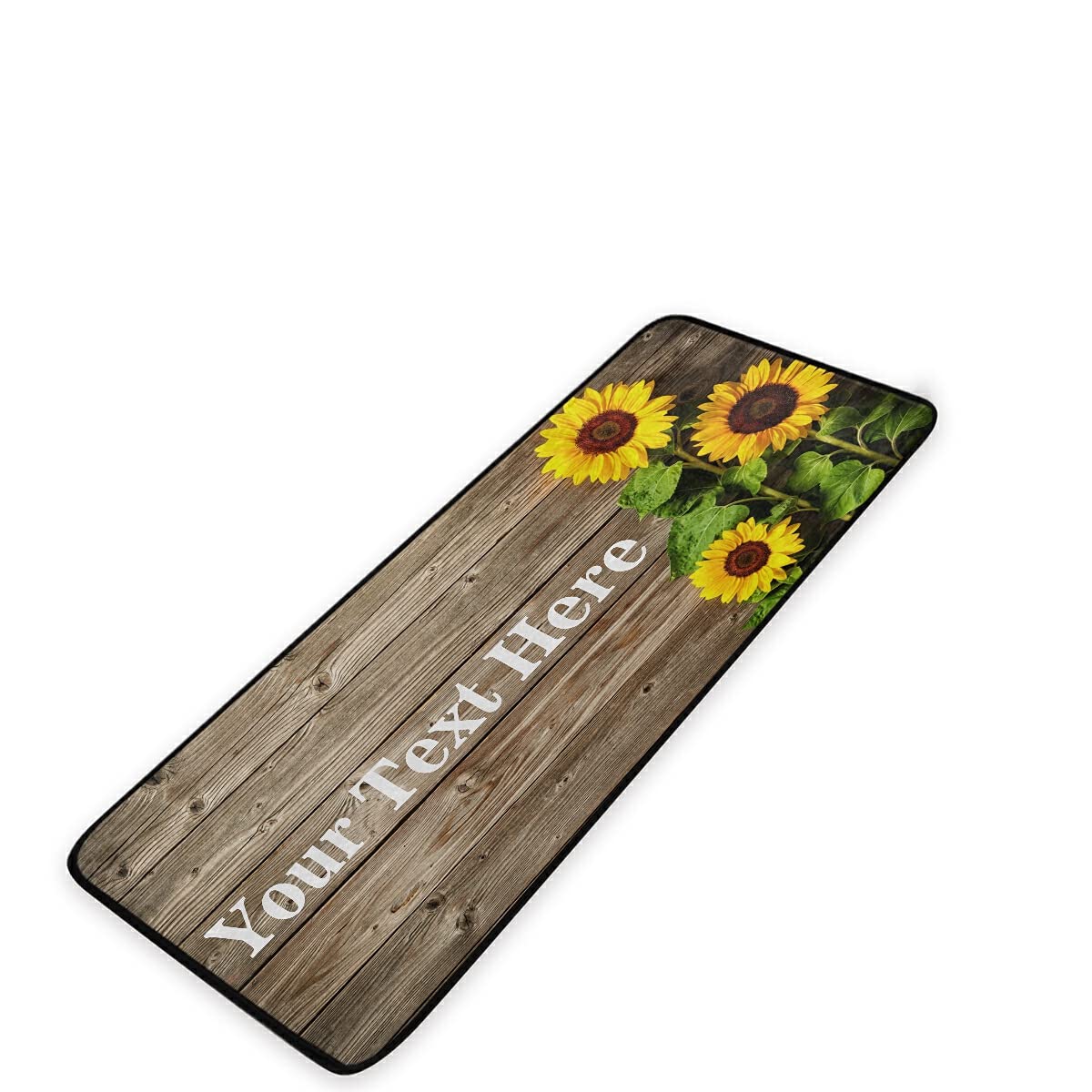 DOMIKING Custom Non-Slip Kitchen Rugs - Personalized Foam Floor Mat for Fall & Farmhouse Decor (39x20 Inch) - Perfect for Standing Comfort While Cooking, Baking or Washing Dishes