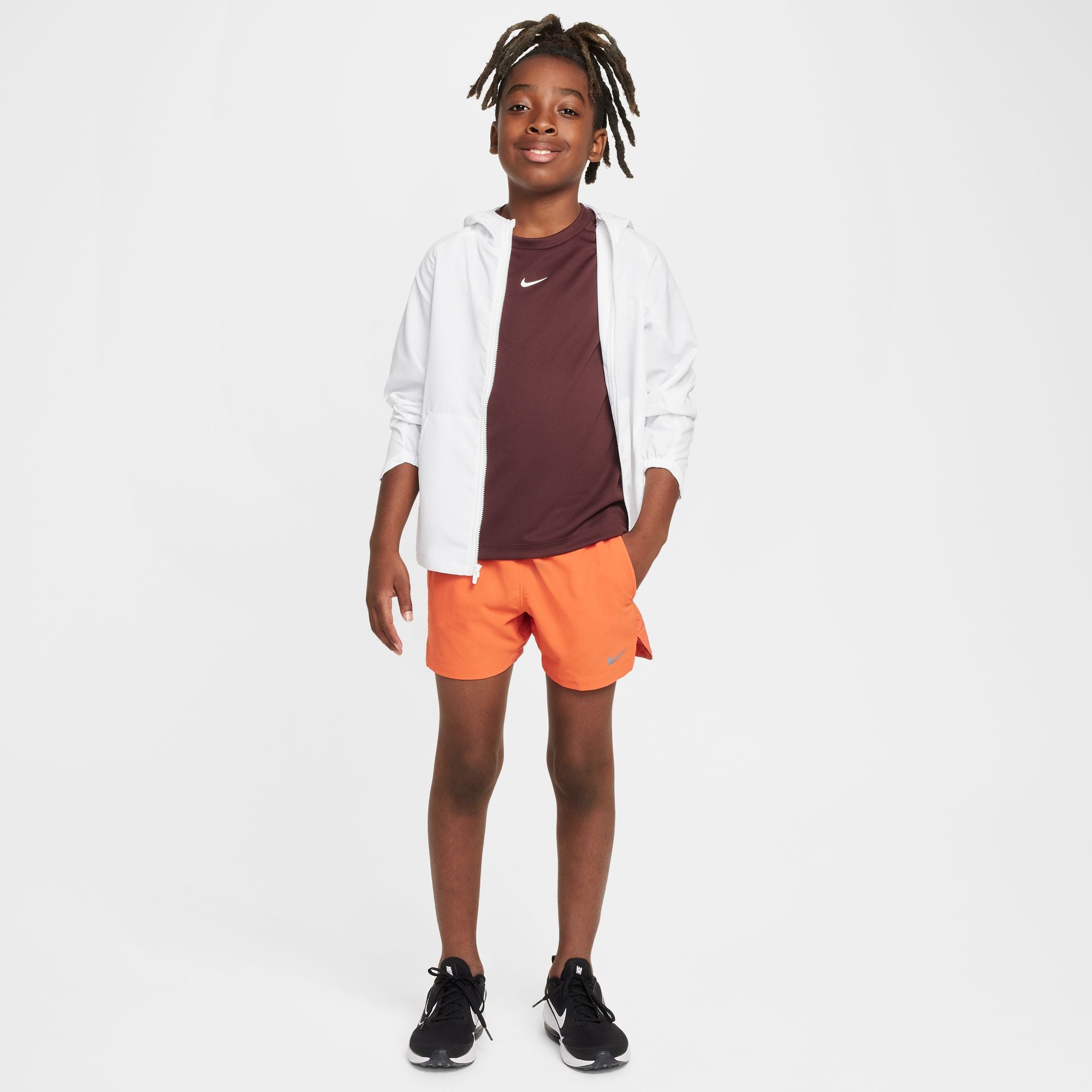 Nike Boys' Dri-FIT Multi-Tech EasyOn Athletic Shorts - Moisture-Wicking & Comfortable for Sports, Running, and Gym Workouts