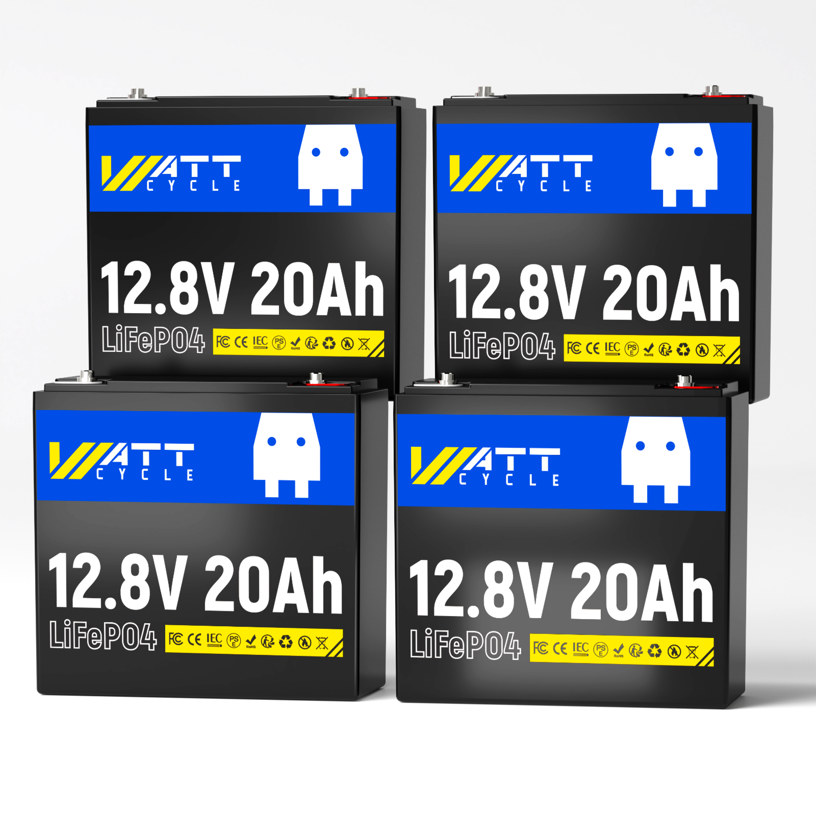 12V 20Ah LiFePO4 Battery - High Performance Lithium Iron Phosphate Rechargeable Battery for Solar Power, RV, Marine, and Off-Grid Applications - Perfect for Camping, Emergency Backup, and Outdoor Adventures
