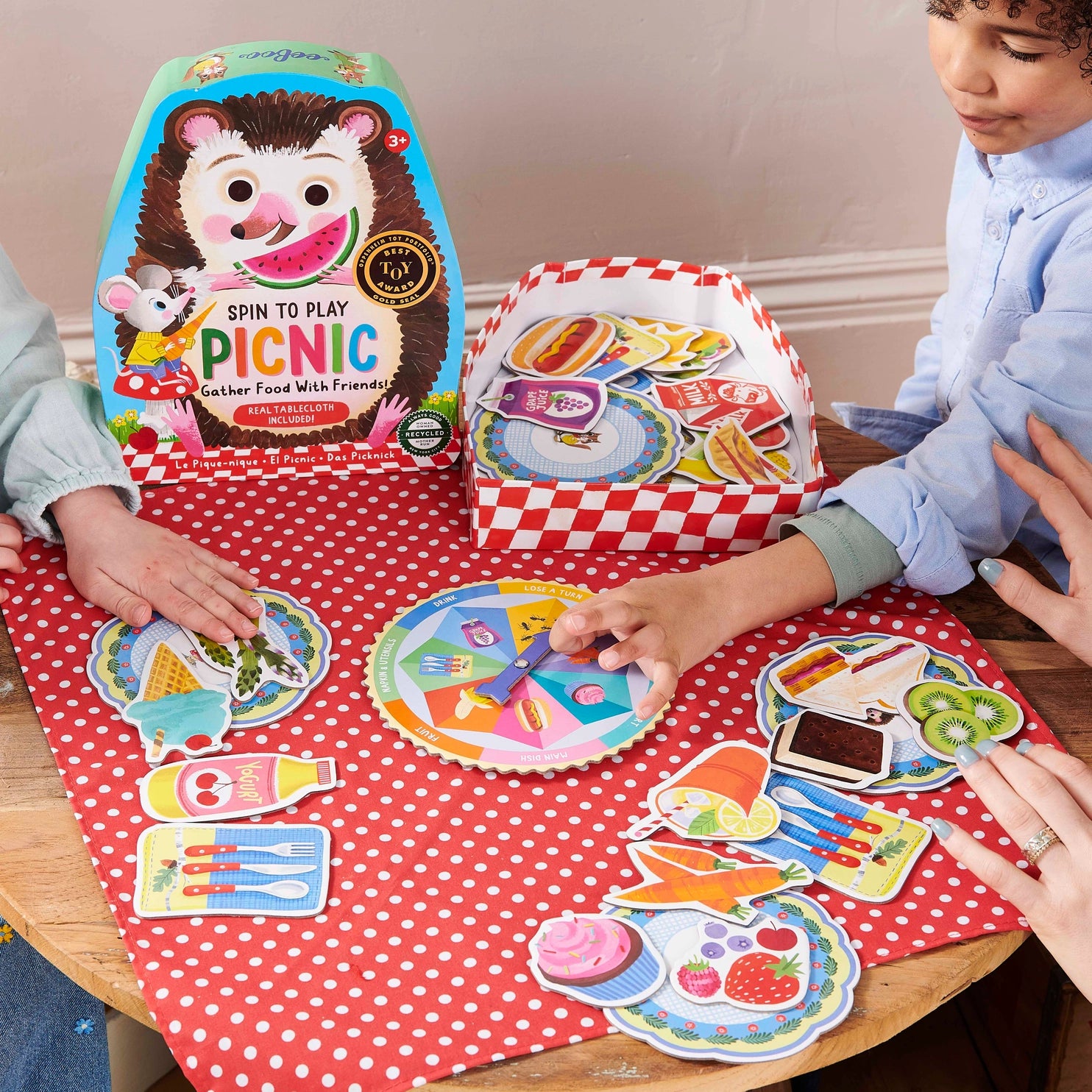Outdoor Picnic Spinner Game for Kids & Adults - Fun Lawn Party Activity for Backyard, Beach, and Park Gatherings
