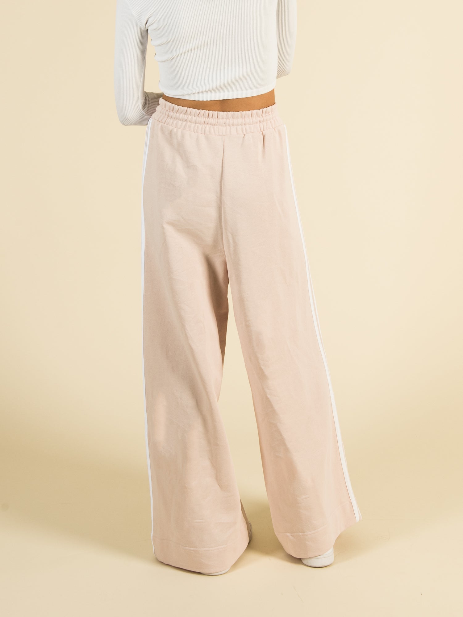 Adidas 3 Stripes Wide Leg Sweatpants for Women & Men - Comfortable Lounge Pants for Yoga, Running & Casual Wear - Clearance Sale