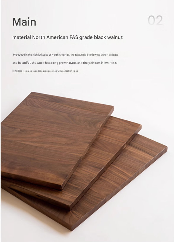 Premium Black Walnut Solid Wood Storage Box with Soft Fabric Back - Perfect for Bedroom Organization, Jewelry Storage & Home Decor
