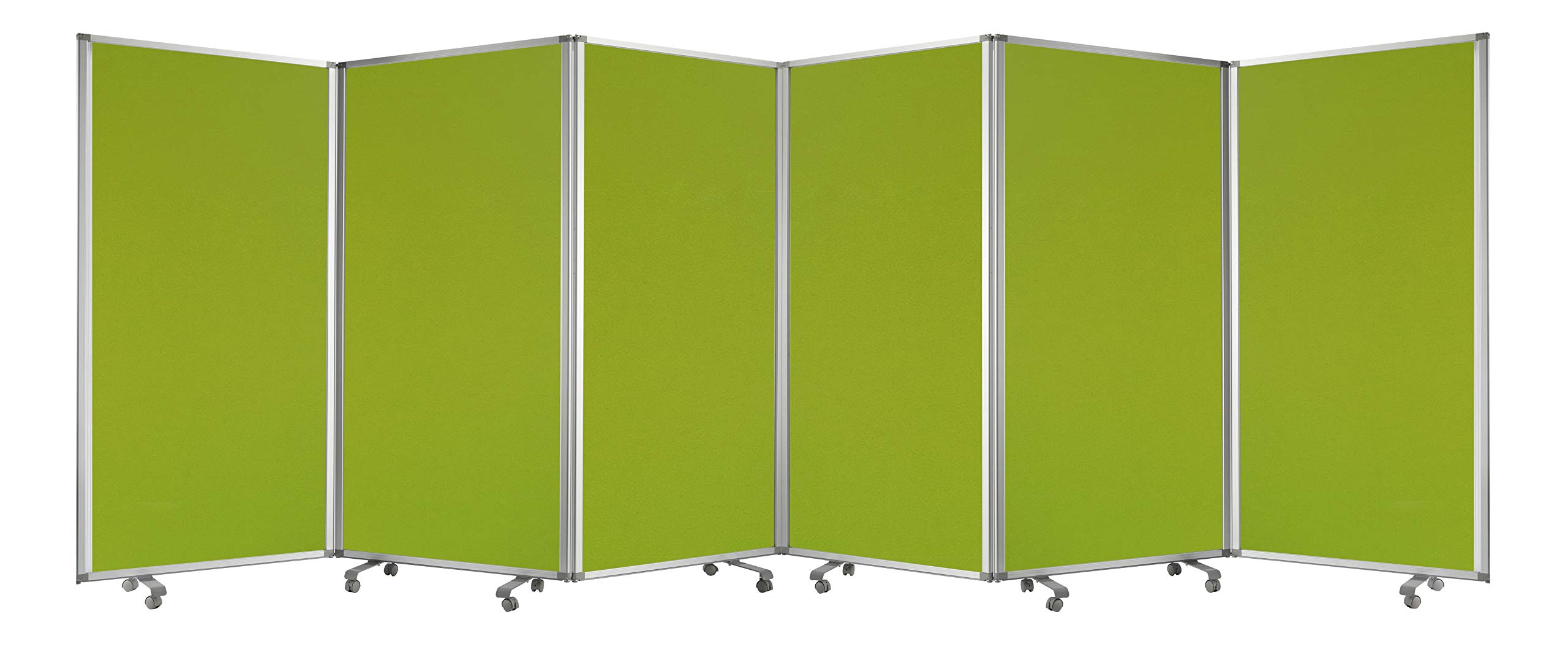 Screen Gems Room Divider Panel - 71 x 106 Inches, Green Privacy Partition for Home & Office - Perfect for Living Rooms, Bedrooms, and Workspaces