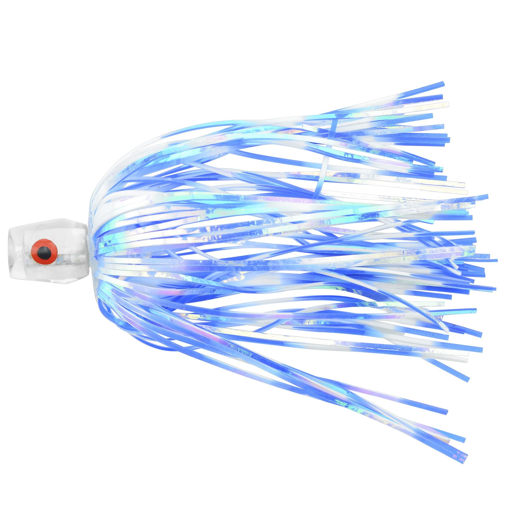 C&H Lures King Buster Bling Series Fishing Lures - Holographic Silicone Skirt, 2.5 Inch Saltwater Fishing Bait (3 Pack), Proven Effective for Bass, Trout & Tournament Fishing - Perfect for Deep Sea, Pier & Freshwater Angling