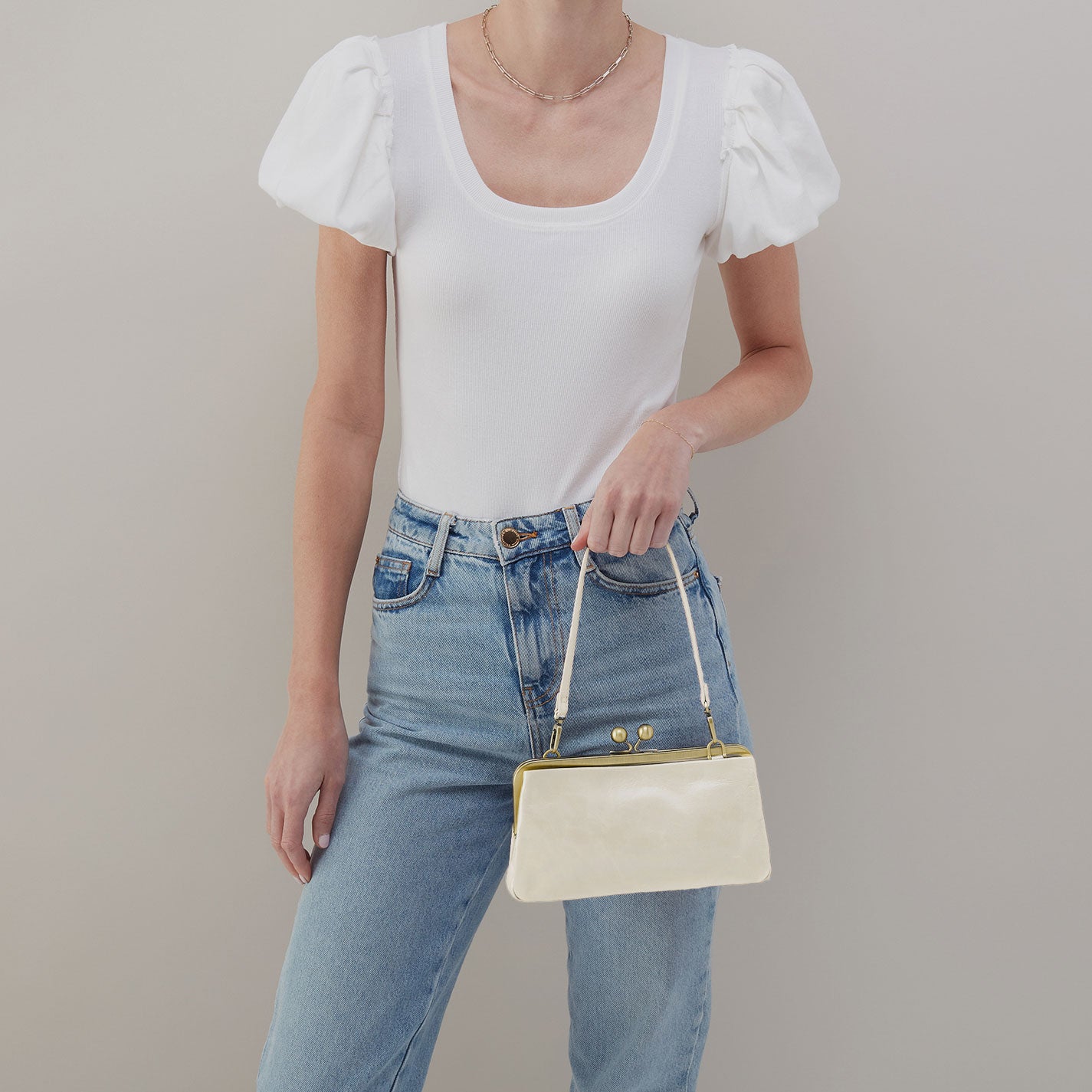 Lauren Frame Crossbody Bag in Polished Leather - Lily Style Handbag for Women | Perfect for Work, Travel & Evening Out