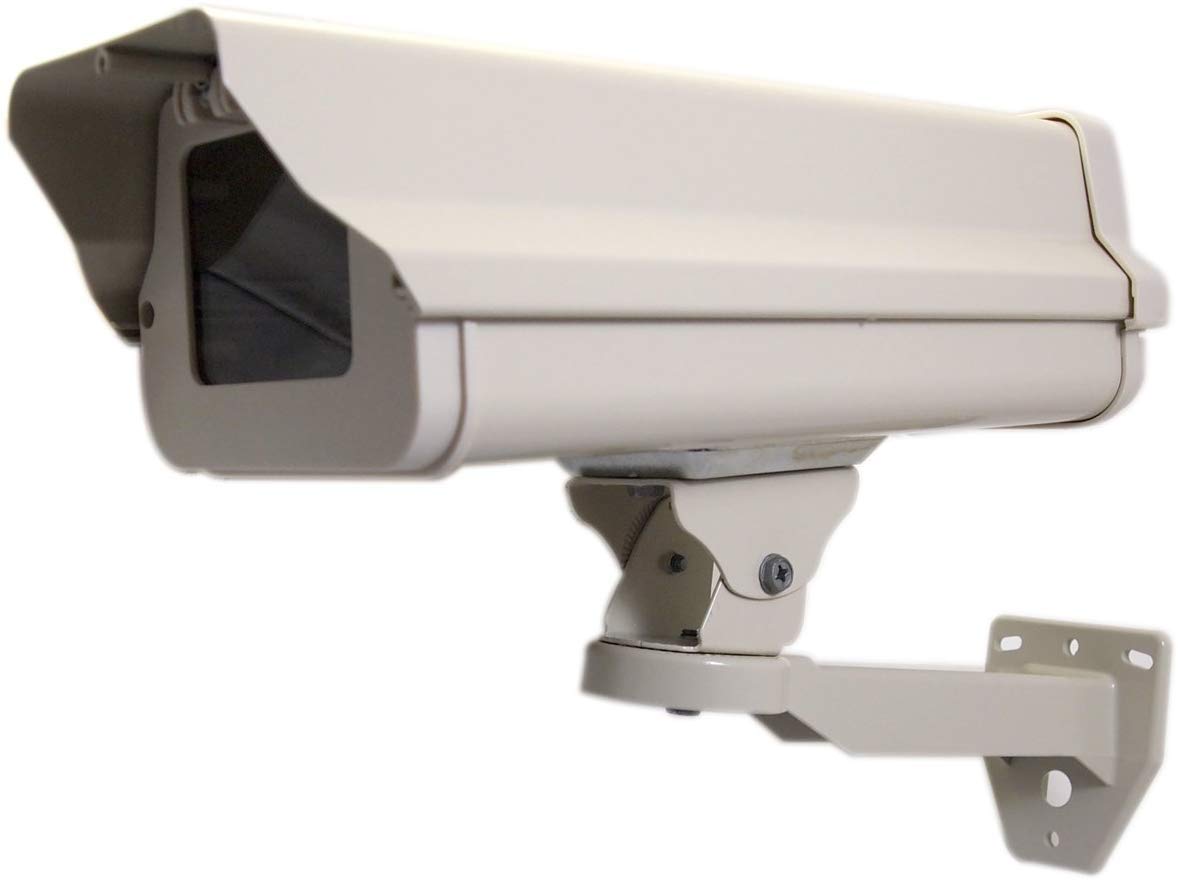 BeElion 2-Pack Aluminum CCTV Camera Housing - Weatherproof Indoor/Outdoor Security Surveillance Enclosure with Adjustable Wall Mount Bracket Kit for CCTV Systems | Ideal for Home, Office & Commercial Surveillance Protection