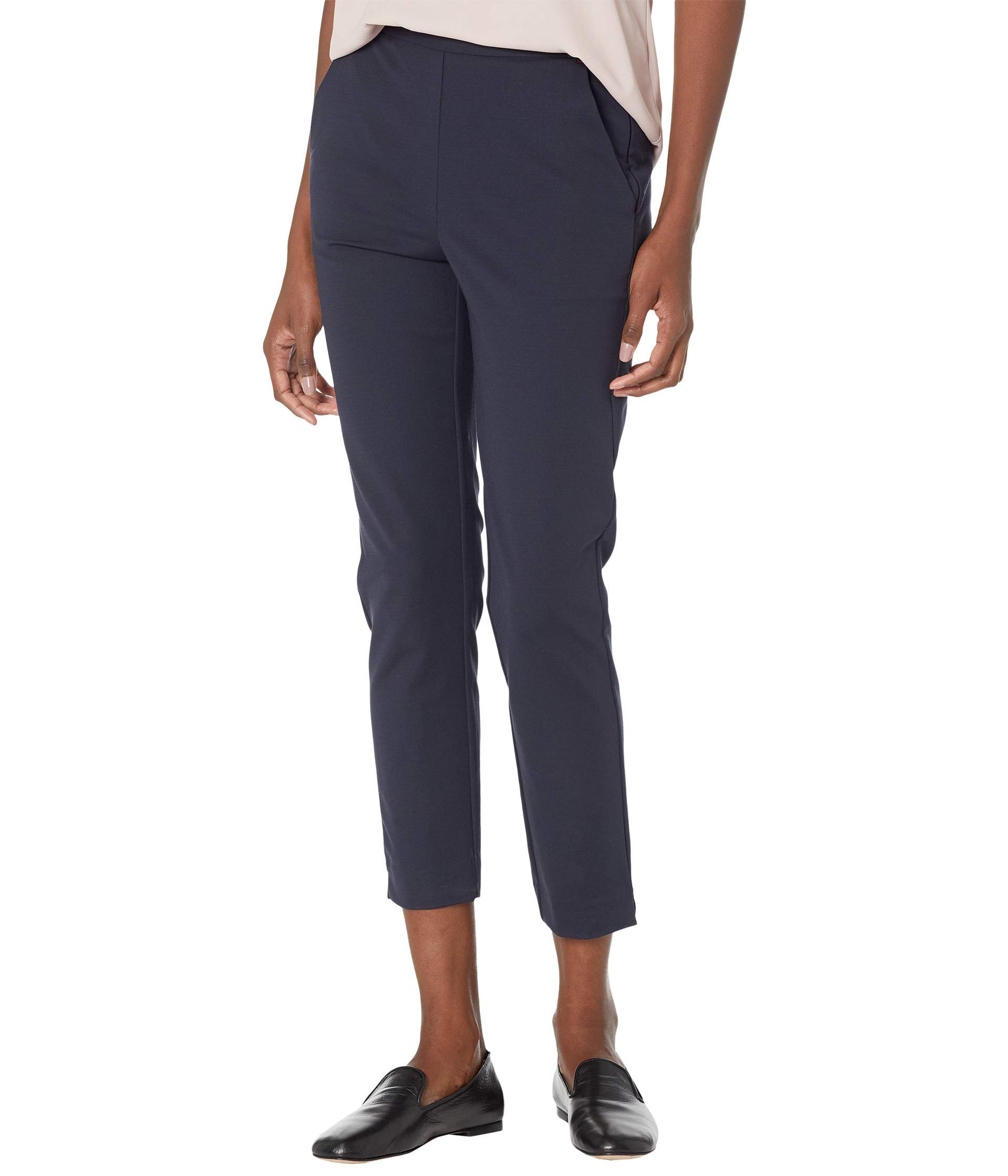 Tommy Hilfiger Women's Wide Leg Compression Ponte Pull-On Pants - Comfortable Stretchy Work Pants for Office, Travel & Casual Wear