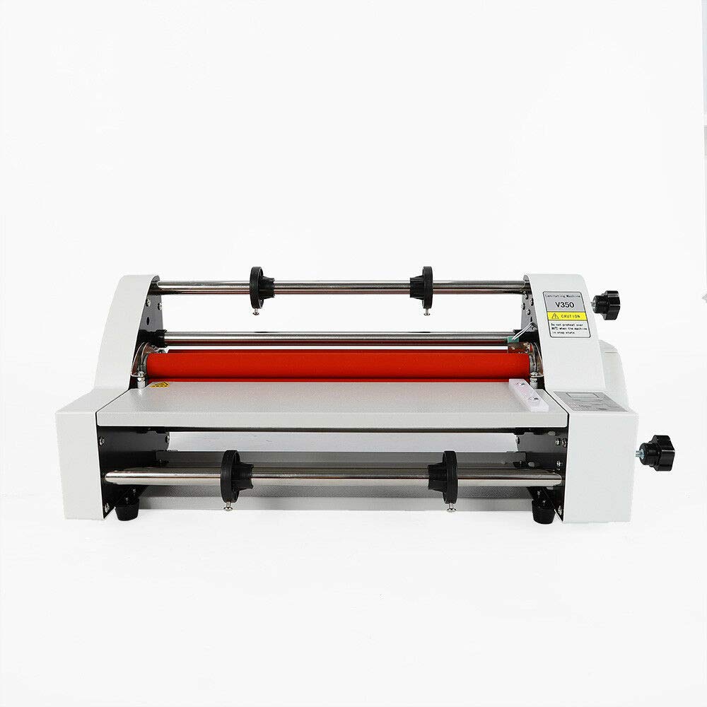 V350 13-Inch Hot & Cold Roll Laminator Machine with Digital Temperature Control - 4 Rollers Thermal Laminating for Home, Office & School - Perfect for Documents, Photos, ID Cards & Craft Projects