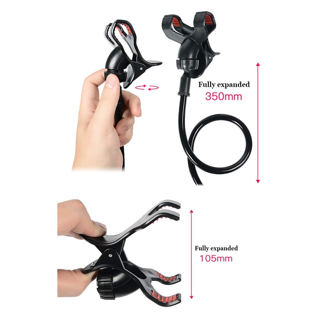 QFFL Dimmable Ring Light with Phone Holder - for Photography, Makeup & Streaming