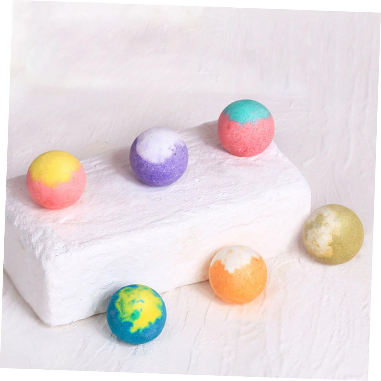 Balacoo 6 Pack Herbal Foot Soak Balls - Natural Relaxing Foot Spa for Home Care, Stress Relief & Detox - Perfect for Relaxation After Work, Travel or Pedicure Prep