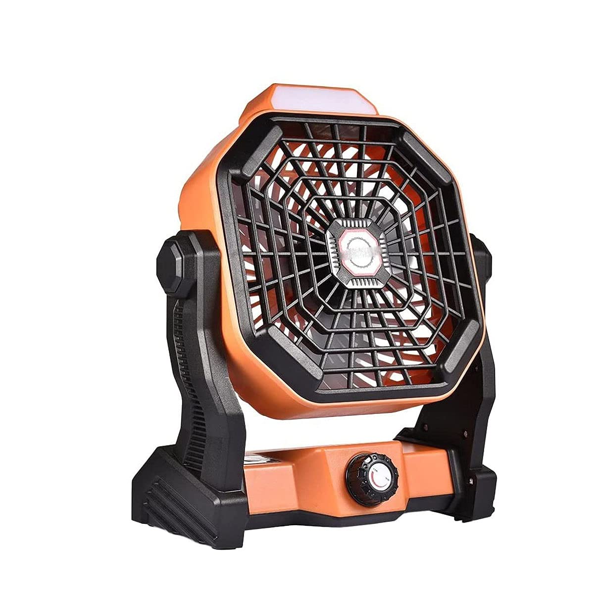 XIXIDIAN Rechargeable Portable Fan with LED Light - 3-in-1 Camping Lantern, Rotatable Desk Fan for Home, Tent, Hiking, Fishing | Perfect for Outdoor Adventures & Indoor Use