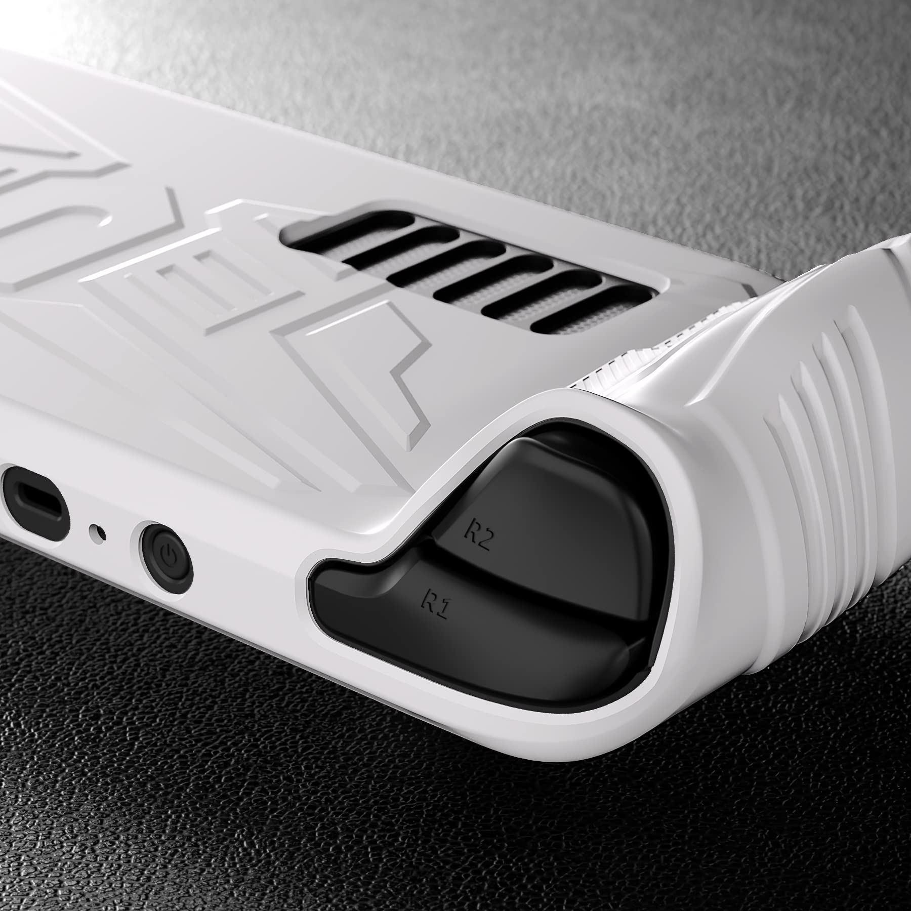 PlayVital Protective Silicone Case for Steam Deck - Shockproof & Anti-Slip Cover for Gaming On-The-Go, Travel & Daily Use