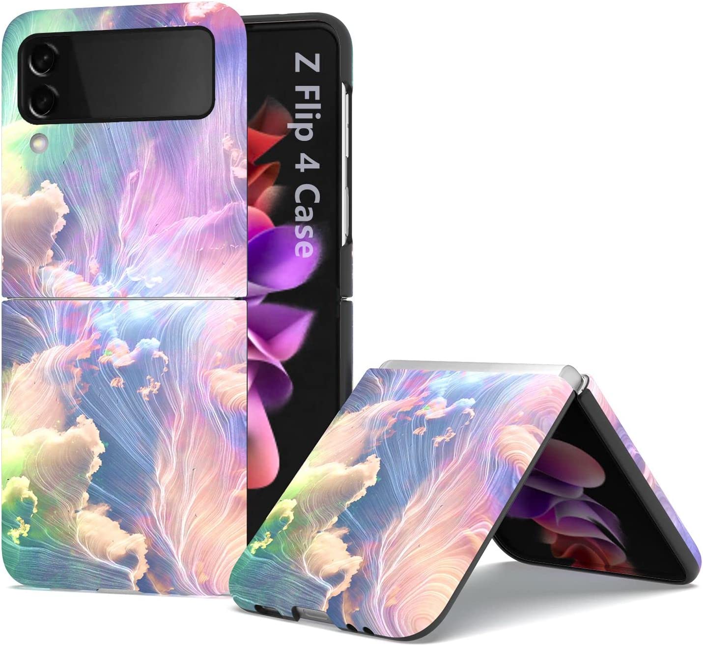 Samsung Galaxy Z Flip 4 Case with Sakura Design - Slim Protective Cover for Samsung Z Flip 4 Phone - Perfect for Everyday Use, Travel, and Gift Giving