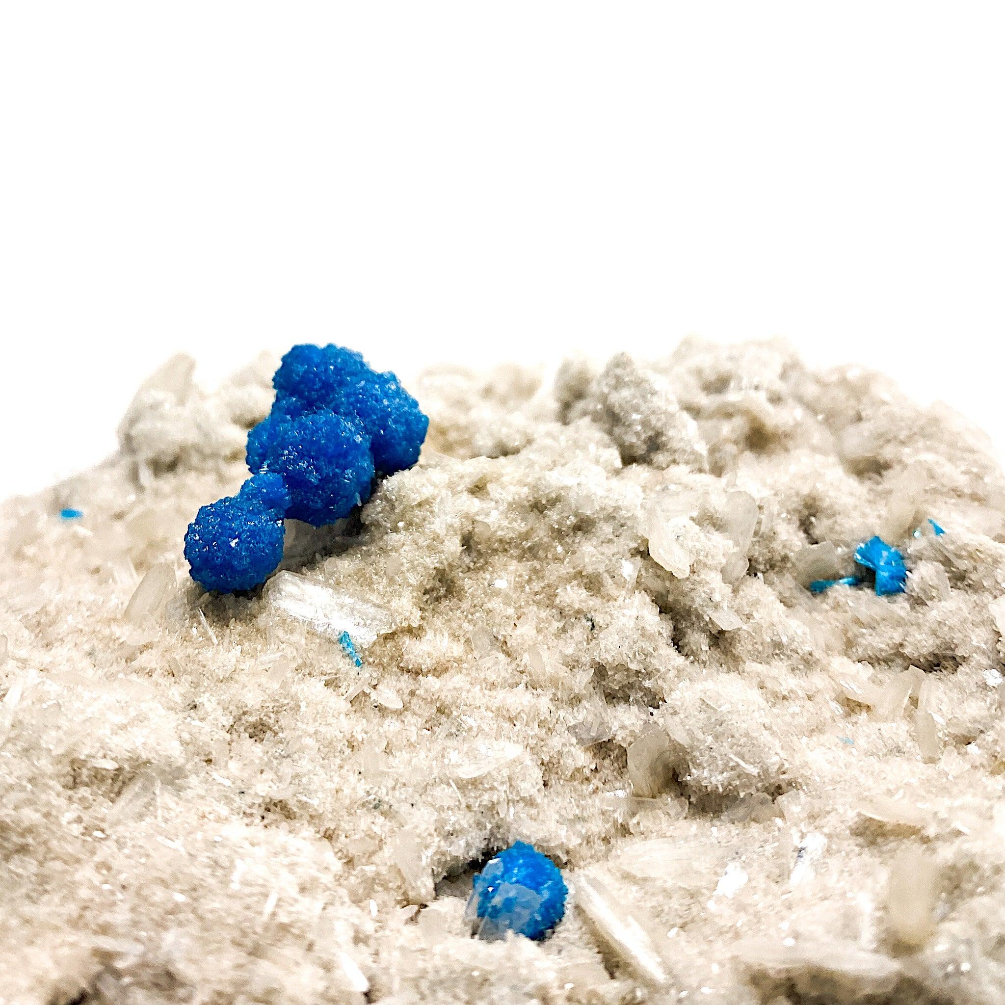 Natural Cavansite Raw Specimen CAV 01 - Rare Blue-Green Mineral Collection for Crystal Healing, Meditation & Home Decor
