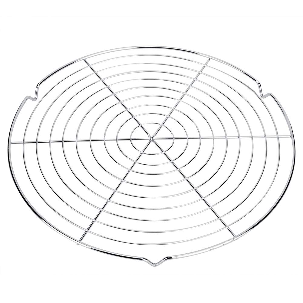 Top Rated BBQ Grill Net - Heavy Duty Stainless Steel Round Wire Mesh Rack for Grilling, Steaming & Cooling | Perfect for Outdoor Cooking, Camping, Picnics & Backyard Parties