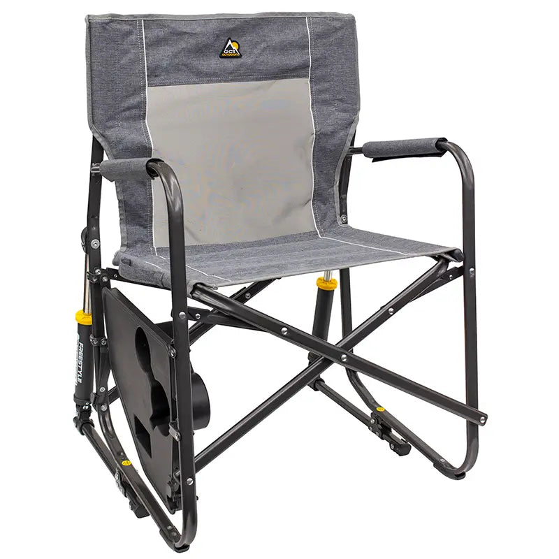 Freestyle Rocker™ with Side Table - Comfortable Rocking Chair for Living Room, Nursery & Outdoor Relaxation - Perfect for Nursing, Reading & Lounging