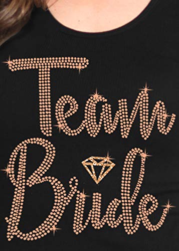 Team Bride (Black - Rose Gold)