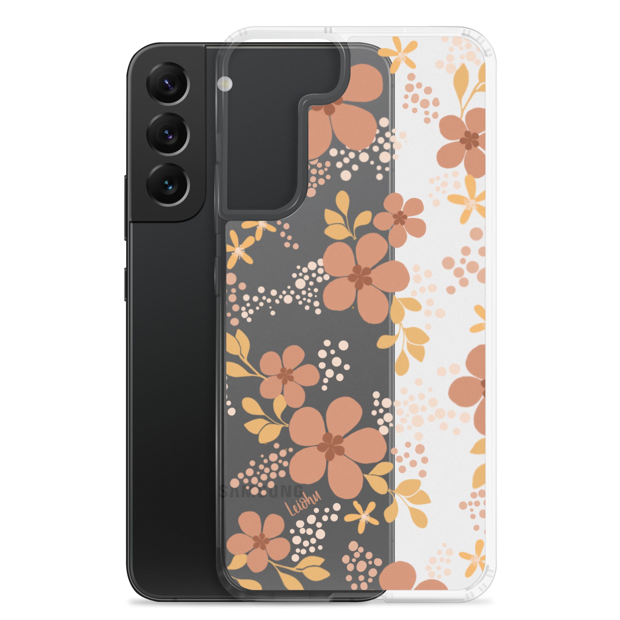 Groovy Pua Clear Protective Phone Case for Samsung Galaxy S21/S20/Note 20 - Slim & Scratch-Resistant Cover for Everyday Use, Work & Travel