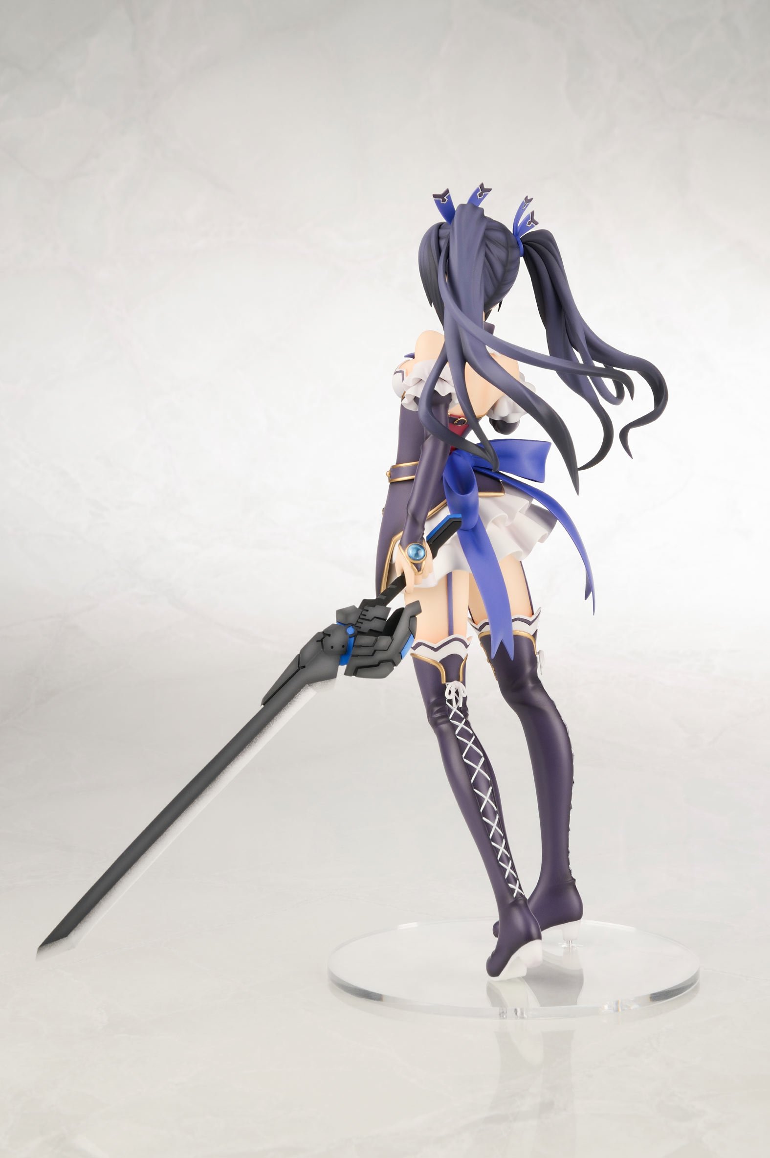 Hyperdimension Neptunia Noir Broccoli PVC Anime Figure 1/8 Scale - Perfect for Anime Collectors & Gaming Room Decor