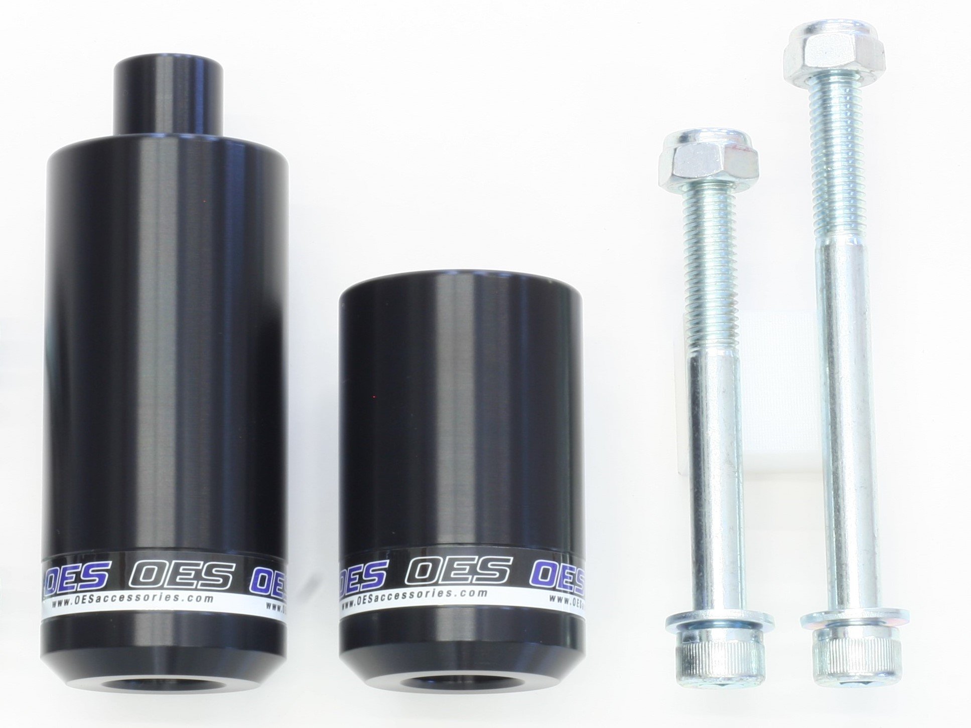 Kawasaki Ninja ZX6R Frame Sliders (2003-2004) - No Cut Blue - Motorcycle Protection
