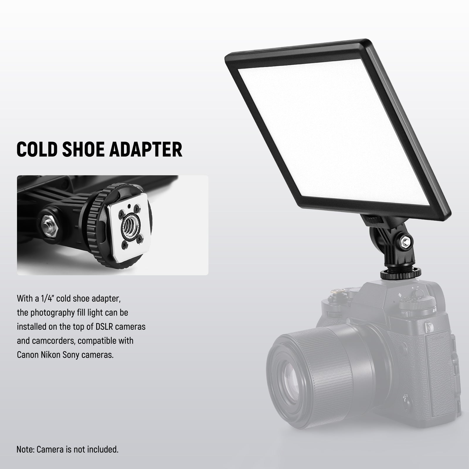 NEEWER NL 116AI Bi-Color 9 LED Video Light Panel - Professional Dimmable Lighting for Photography, Videography & YouTube Studio Setup