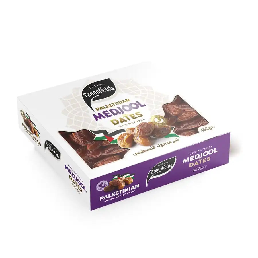 Premium Medjool Dates 450g - Organic, Jumbo & Naturally Sweet - Perfect for Snacking, Baking & Healthy Desserts