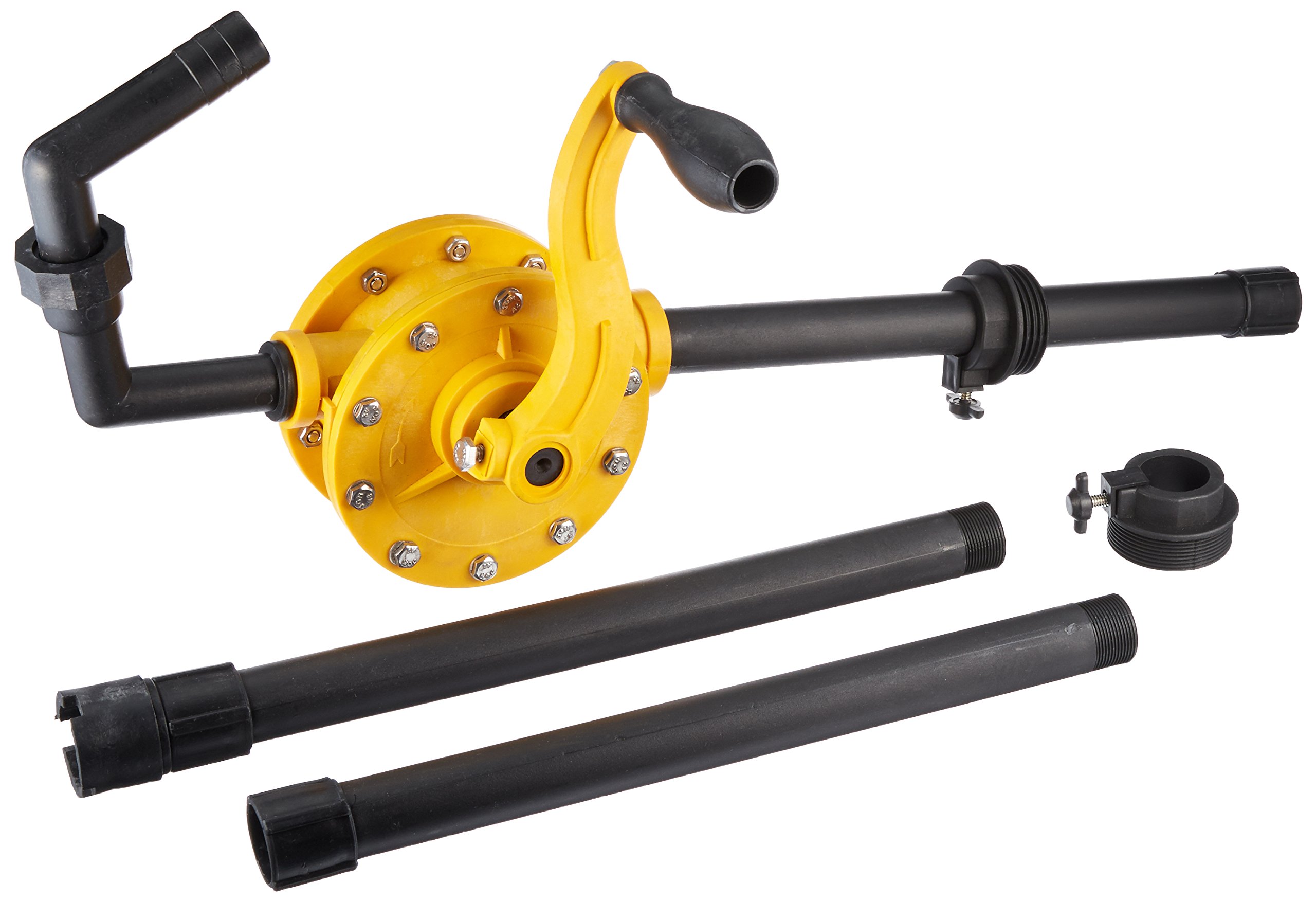 ATD Tools 5019 Heavy-Duty Plastic Rotary Hand Pump - Ideal for Oil, Lubricants & Fluids Transfer in Automotive, Marine & Industrial Applications