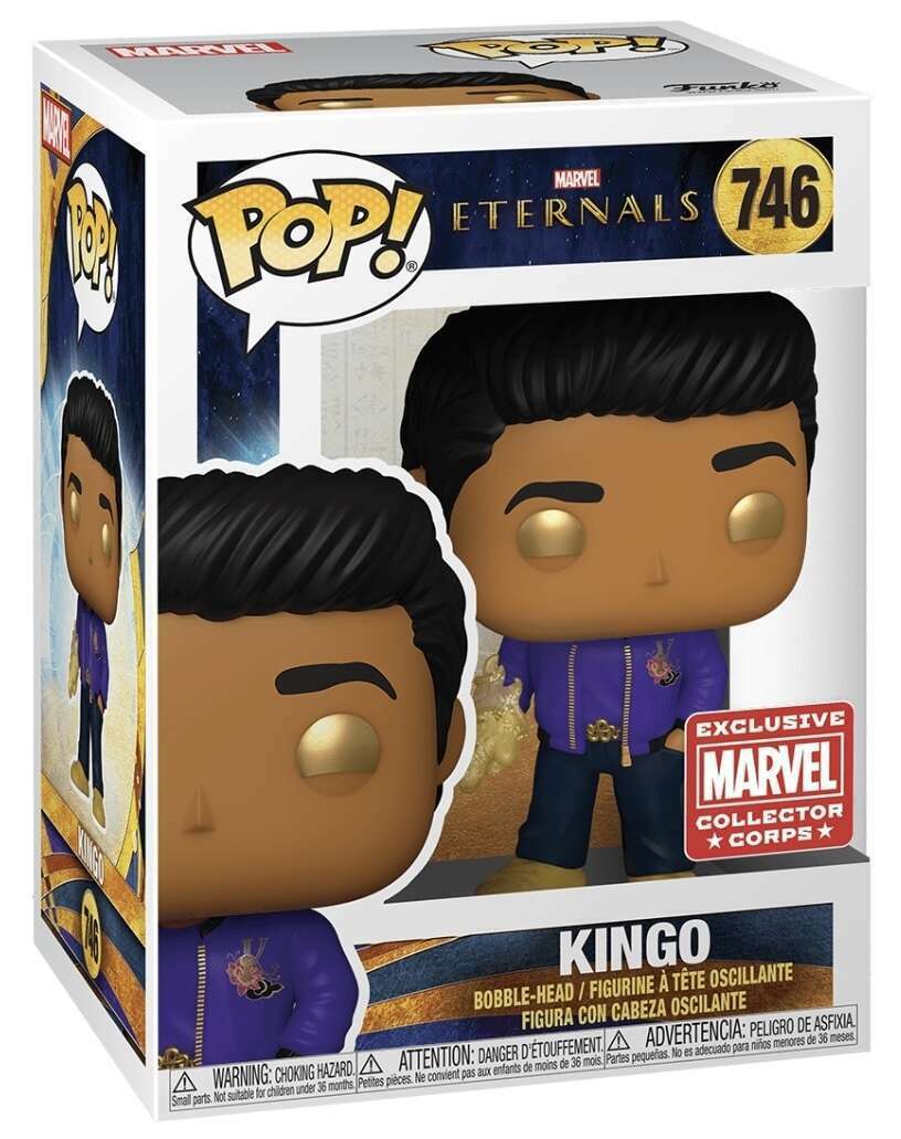 Marvel Eternals Kingo Action Figure - Exclusive Marvel Collector Corps Edition - Perfect for Display, Collecting, and Marvel Fans