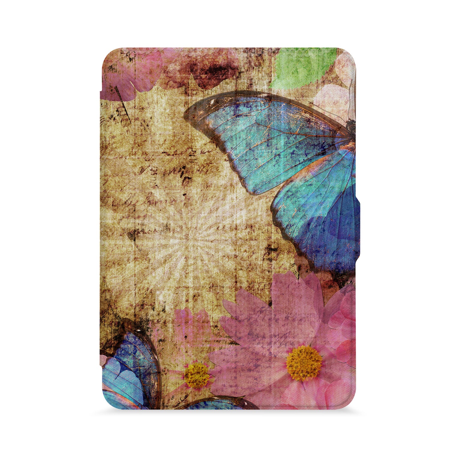 Premium Kindle Case with Butterfly Design - Slim Protective Cover for Kindle E-Reader - Perfect for Reading at Home, Travel & Commuting