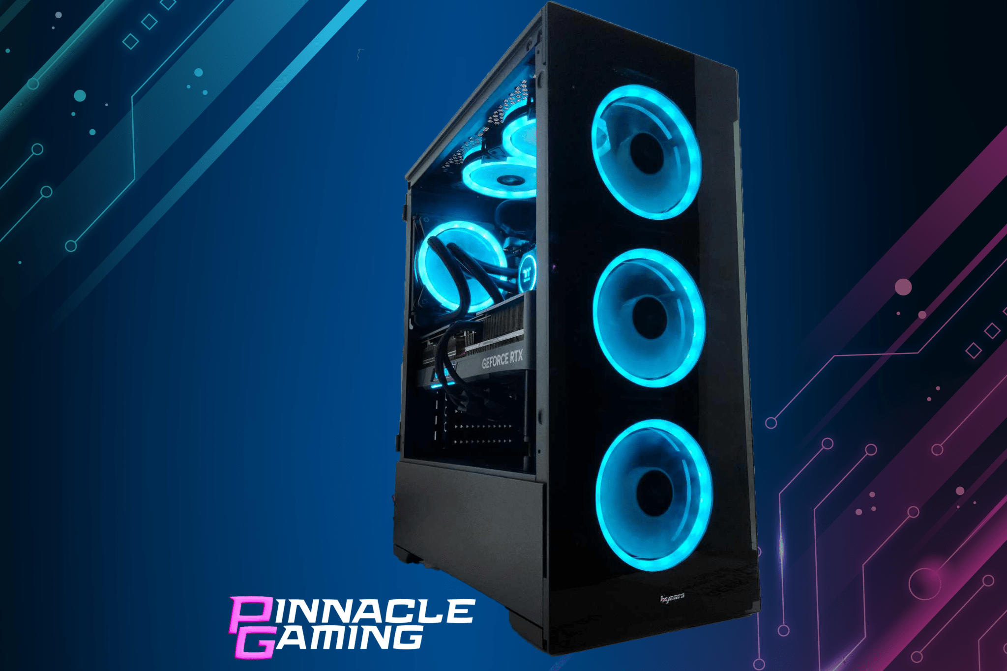 Custom Gaming PC - AMD Ryzen 5 Processor, RTX 5070 Graphics, 1TB M2 SSD, 32GB DDR5 RAM, RGB Lighting - Perfect for 4K Gaming, Streaming & Content Creation