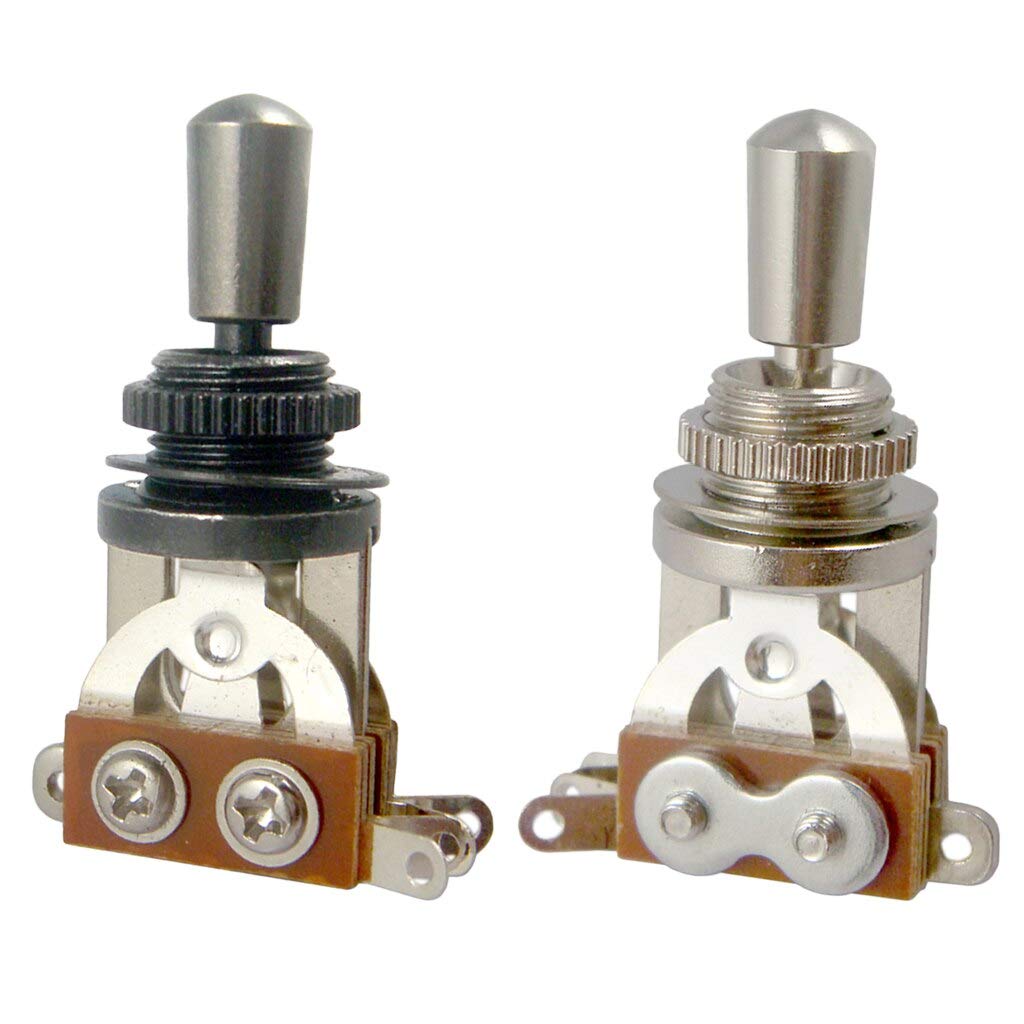 2-Pack Guitar 3-Way Toggle Switch Pickup Selector with Tip for LP Electric Guitar - Perfect for Les Paul Style Guitar Upgrades & Repairs
