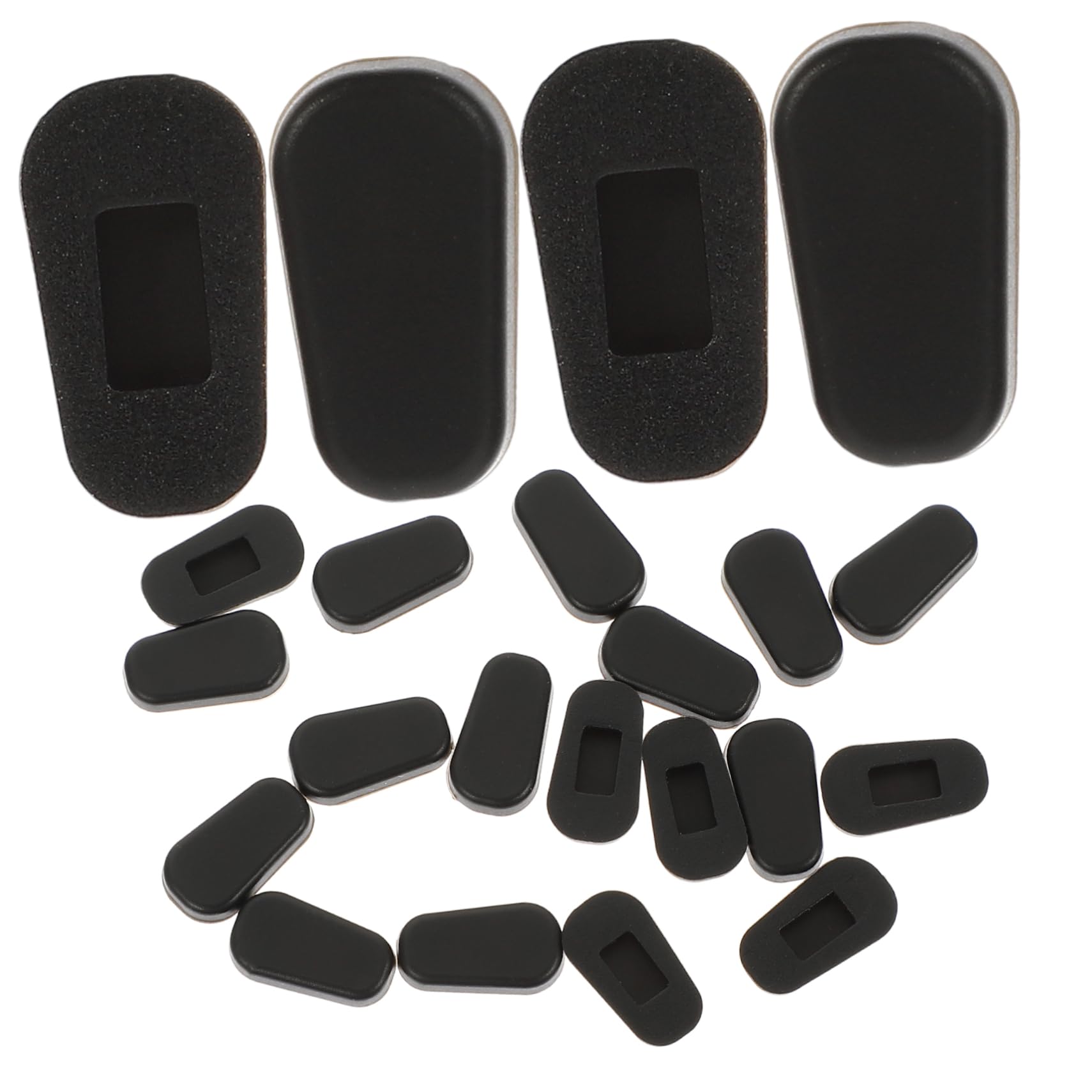 Gogogmee 12 Pairs Silicone Nose Pads for Glasses - Comfortable Anti-Slip Eyewear Accessories for Optical Frames - Perfect for Reading, Working & Daily Use