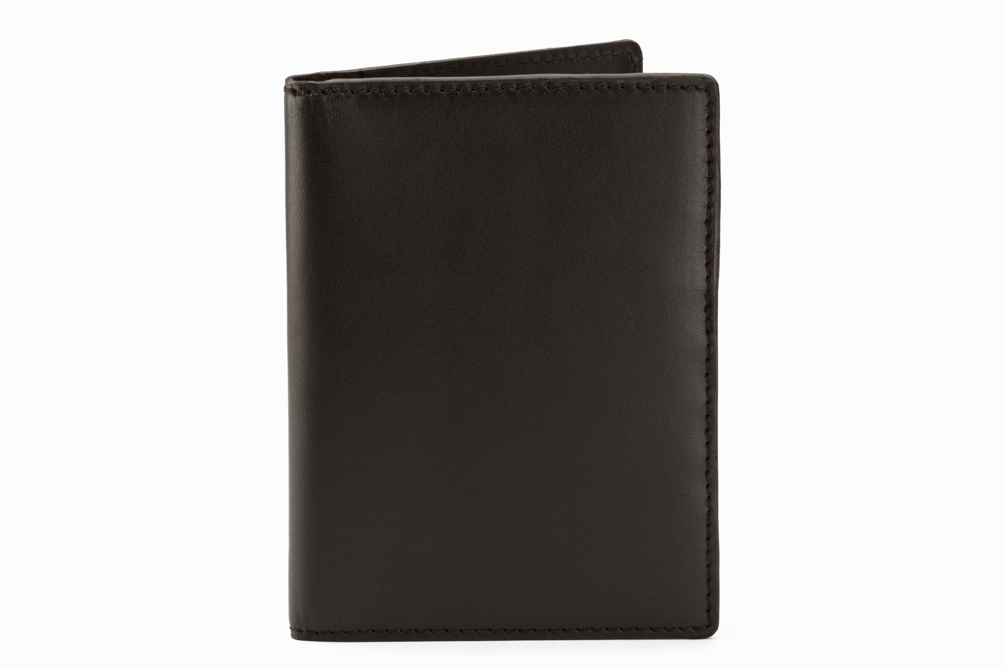 Premium Black Leather Passport Wallet - RFID Blocking, Slim & Durable Travel Wallet for Men & Women - Perfect for Airports, Business Trips & International Travel