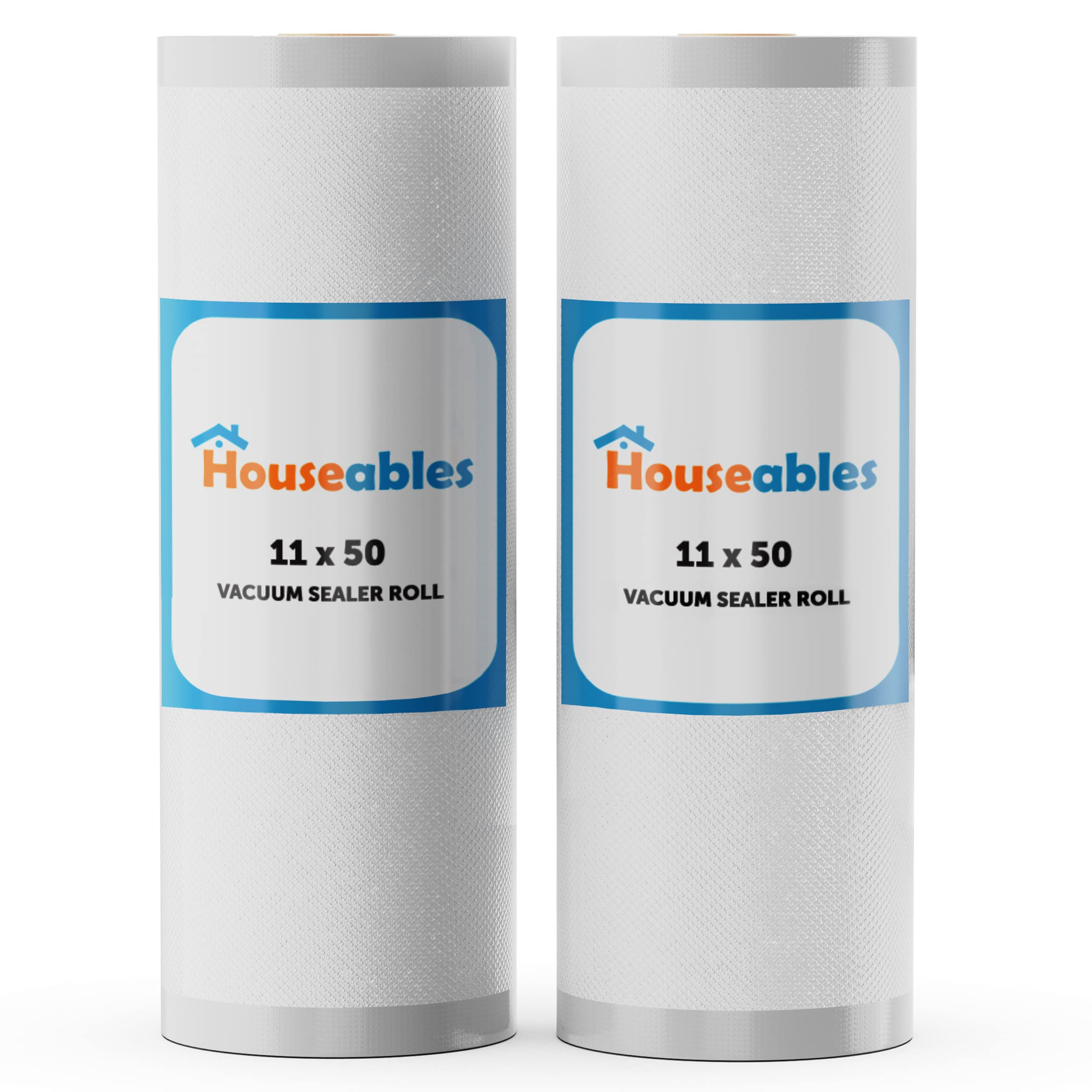 Houseables Vacuum Sealer Bags - 2 Rolls (11