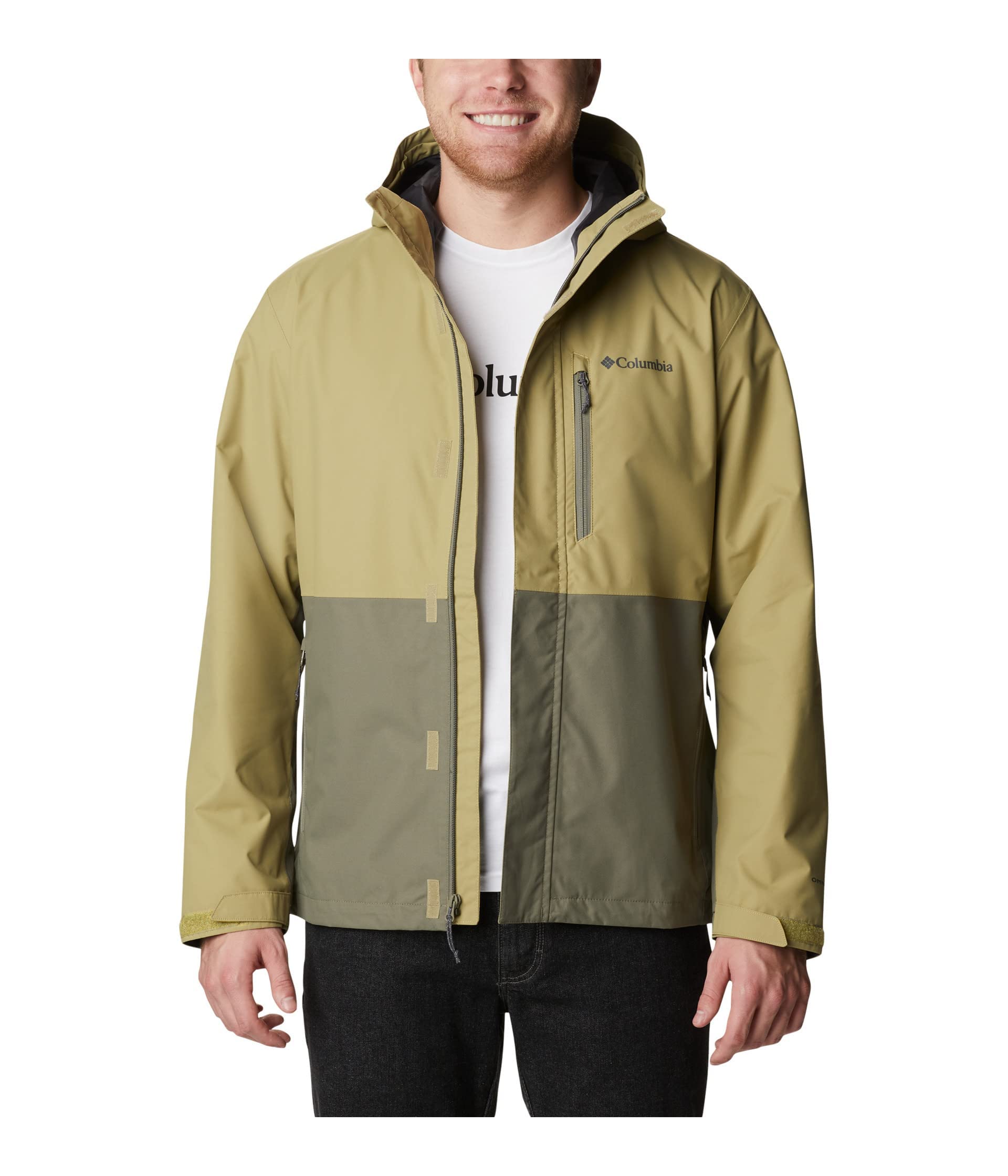 Columbia Men's Waterproof Hikebound Jacket - Lightweight Hiking & Outdoor Rain Shell for Men - Perfect for Camping, Backpacking & Trail Adventures