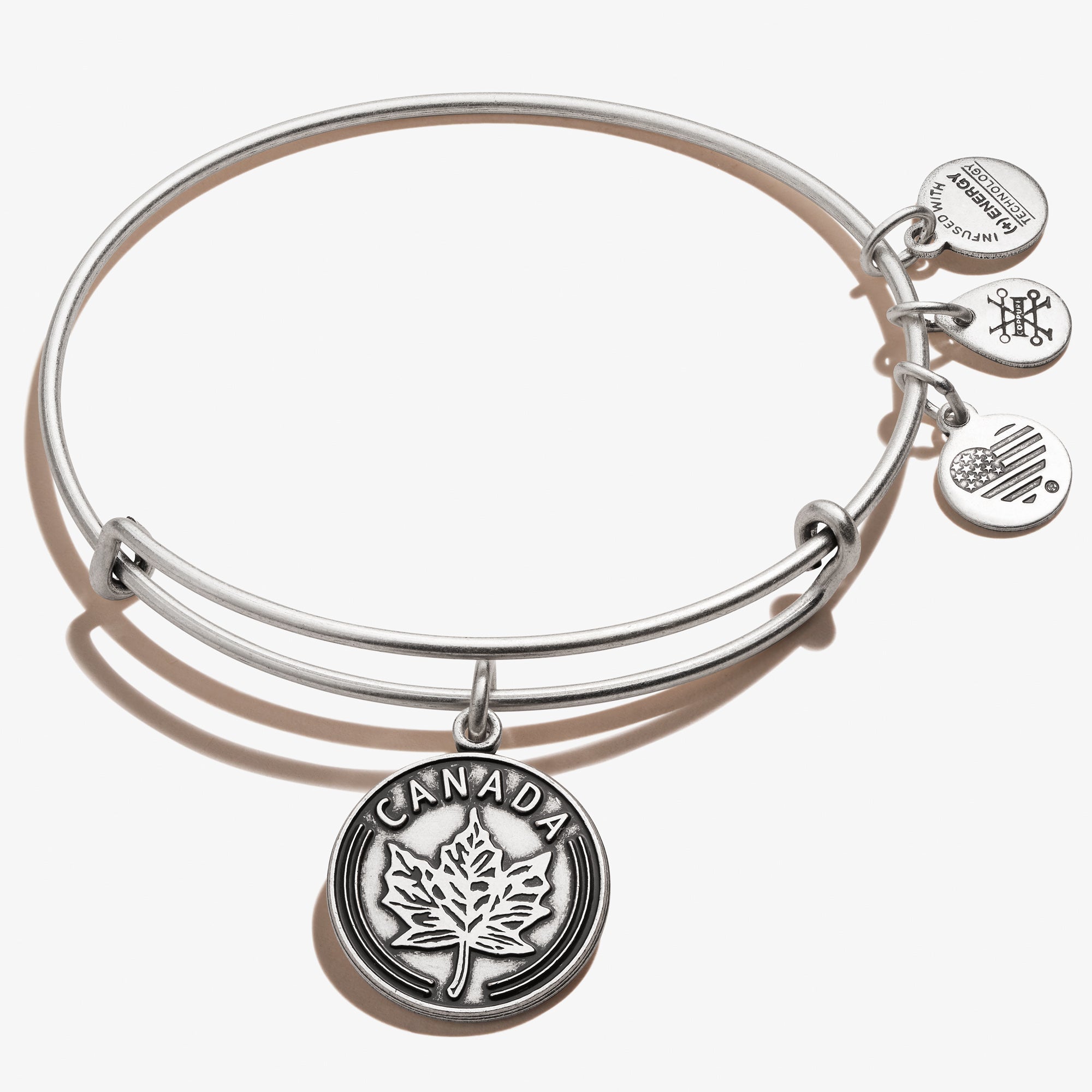 Canada Charm Bangle - Elegant Adjustable Bracelet for Women | Perfect for Gifts, Parties & Everyday Wear