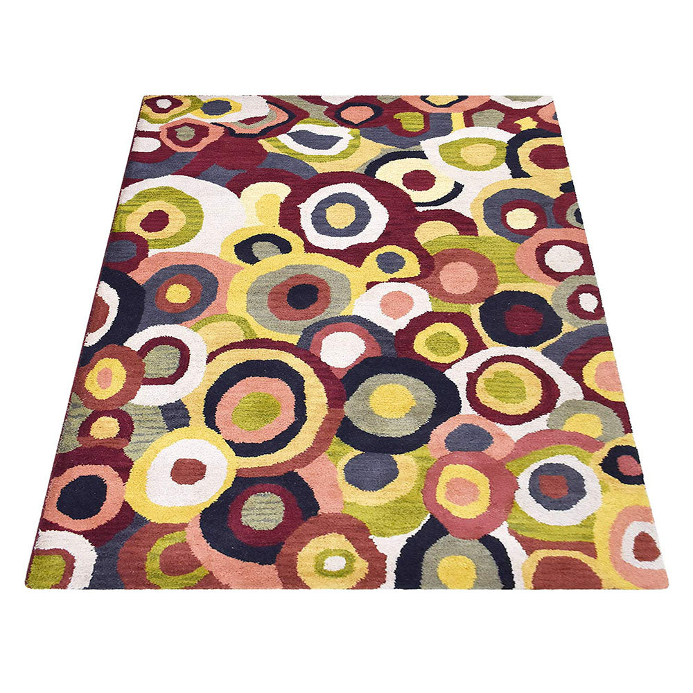 Belfast Hand Tufted Wool Area Rug - Soft & Durable Non-Slip Living Room Carpet for Home Decor - Perfect for Bedroom, Office & Cozy Spaces