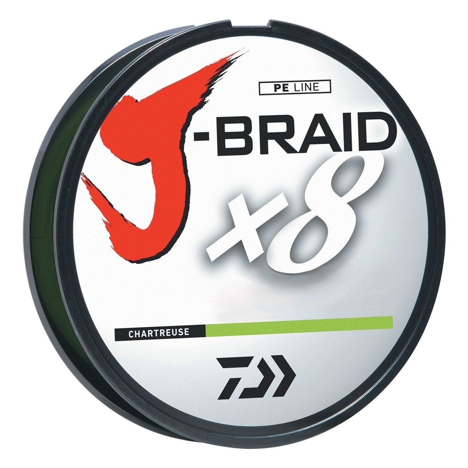 Daiwa J Braid 8 Strand Super Strong Braided Fishing Line - Premium for Saltwater & Freshwater Fishing, Casting & Trolling