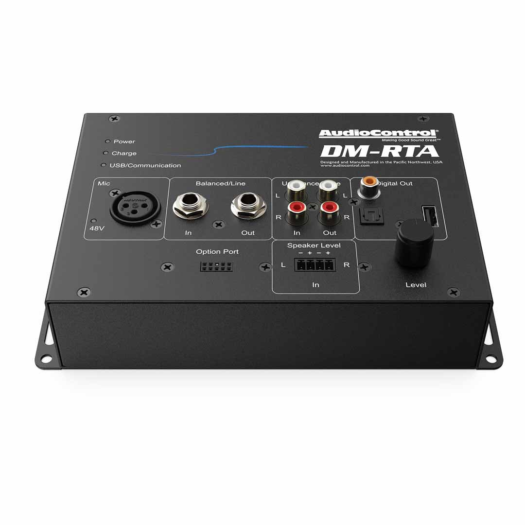 AudioControl DM RTA BASE KIT - Professional Car Audio Tuning Kit with Hard Case, Test Leads, USB A to A Cable & Power Supply | Perfect for Vehicle Sound System Calibration & Audio Performance Testing