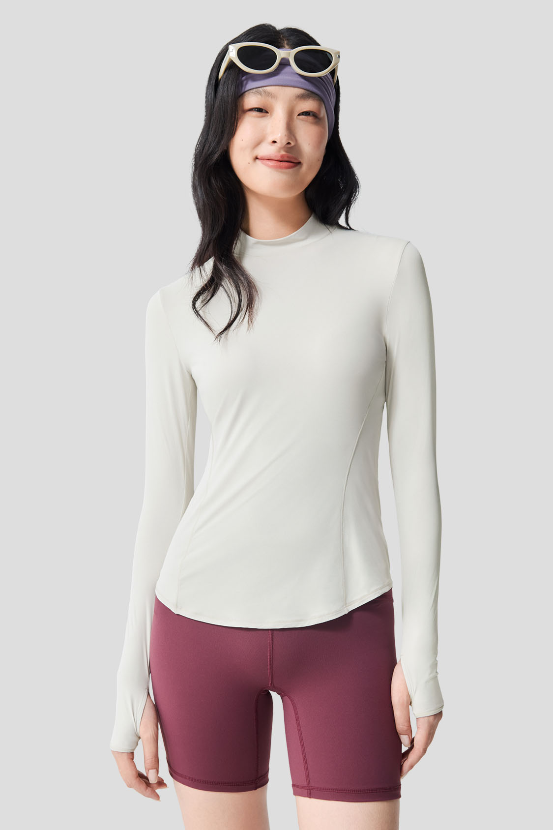 Breeze Women's Lightweight Breathable Sun Protection Base Layer UPF 50+ for Hiking, Running & Outdoor Activities