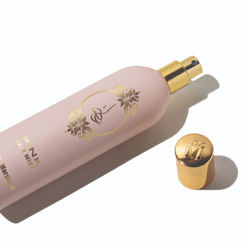 Khisla Pink Hair Mist 125ml - Hydrating & Shine Enhancing Hair Spray for Women | Perfect for Daily Styling, Salon Finish & Special Occasions