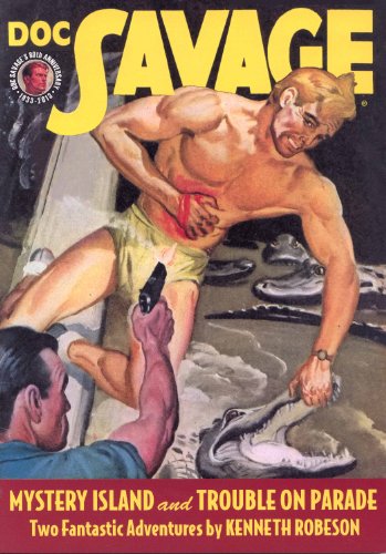Doc Savage #65 - Mystery Island and Trouble on Parade | Vintage Pulp Adventure Novels | Perfect for Collectors & Readers of Classic Action Stories