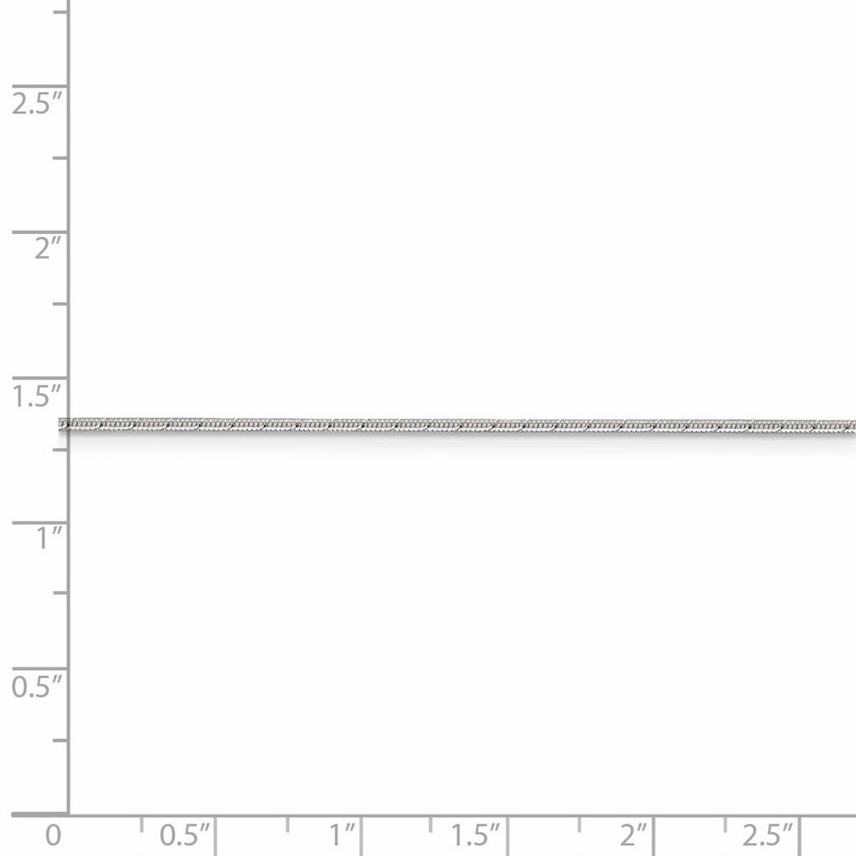 925 Sterling Silver D-Cut Snake Chain Necklace for Women & Men - Adjustable Lengths 16