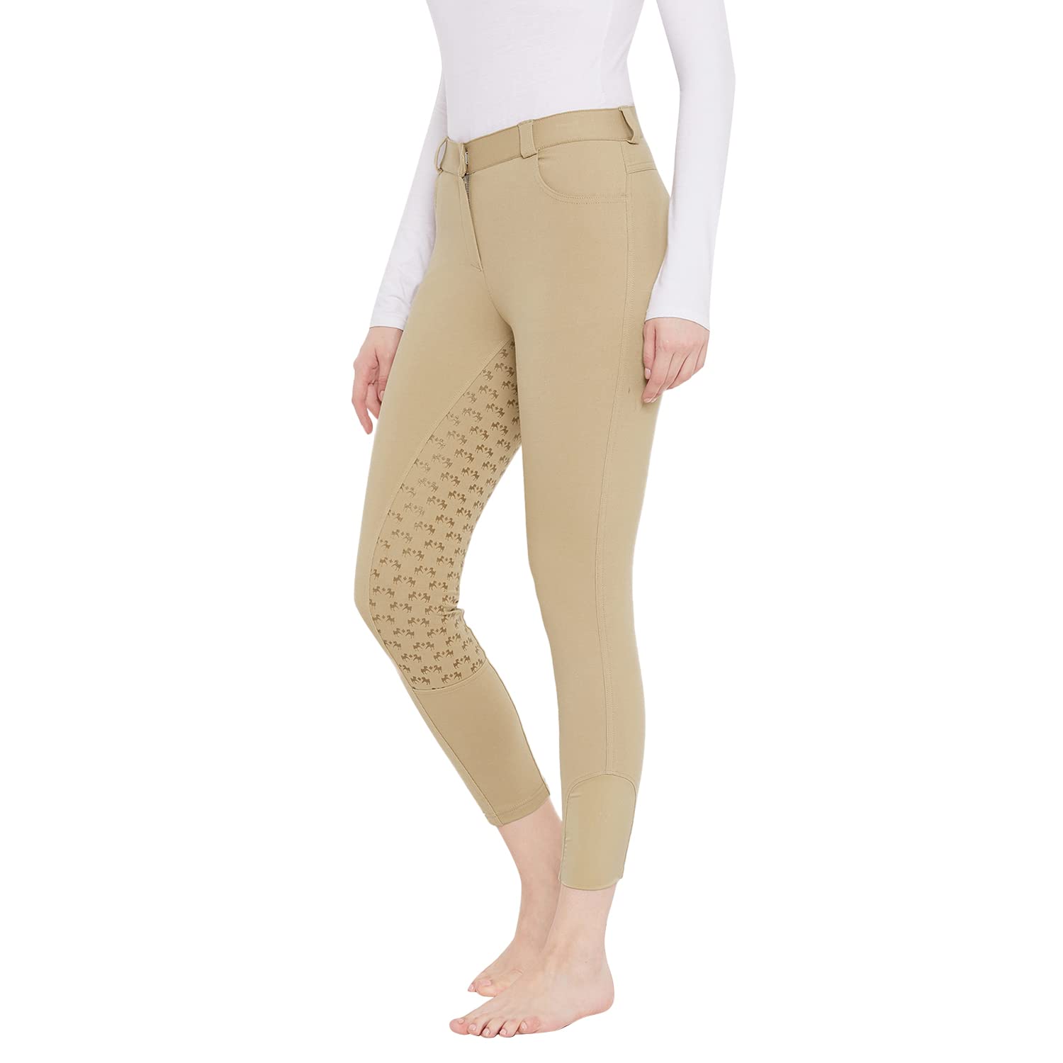 Equine Couture Heather Full Seat Breech - Premium Equestrian Riding Pants for Women - Comfortable & Stylish Horseback Riding Breeches for Dressage, Jumping & Show Competitions
