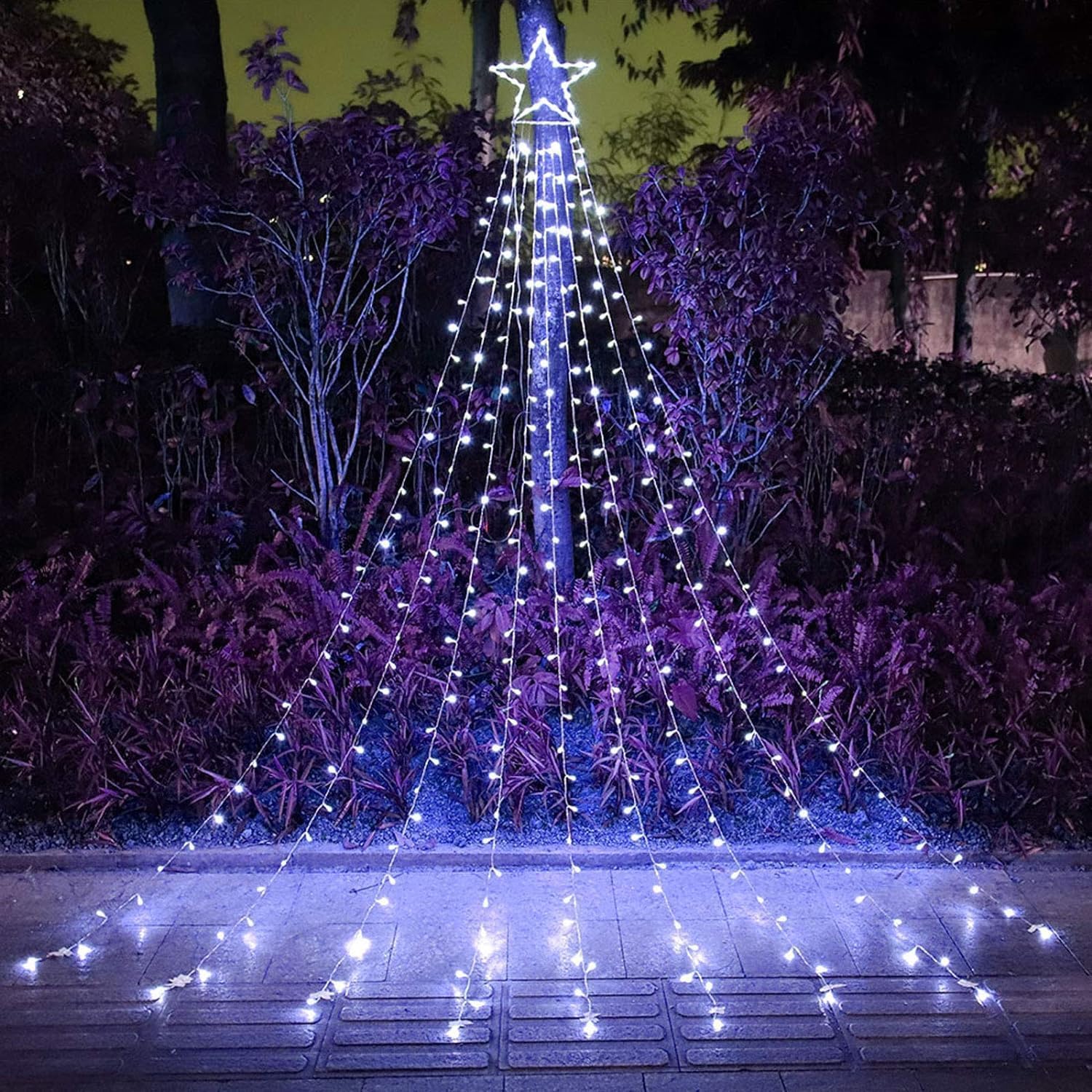 DANLI 320 LED Christmas String Lights - 9x12FT Outdoor Fairy Lights for Christmas Tree, Holiday Yard, Patio, Gate & Party Decorations | Waterproof & Energy-Efficient for Indoor/Outdoor Use