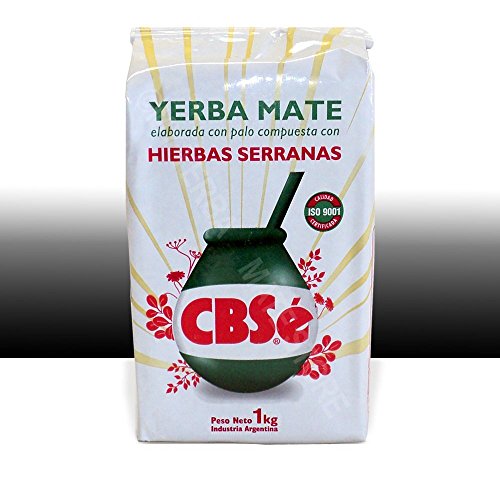 Premium 2-Pack CBSe Yerba Mate con Hierbas Serranas Herbal Tea - 1kg Each | Organic Energy Boost & Relaxation | Perfect for Morning Focus or Afternoon Relaxation at Home/Office