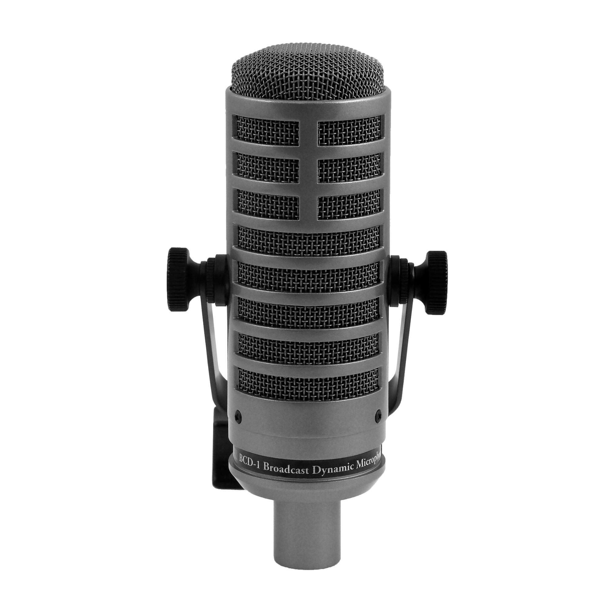 MXL BCD-1 Gray Limited Edition Dynamic Broadcast Microphone - Professional Podcast Mic for Streaming, Voice Recording & Studio Use