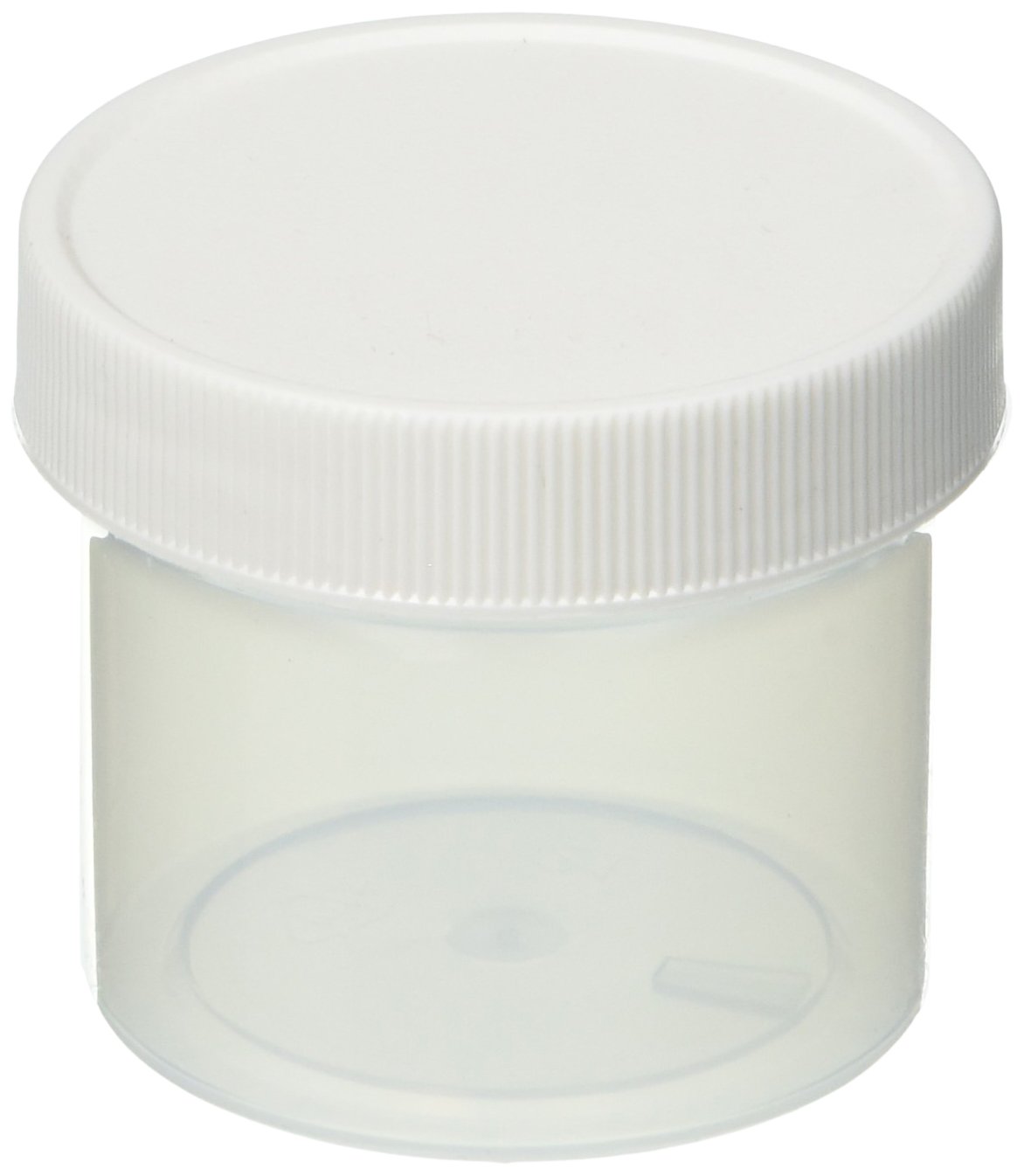 2 oz Natural Polypropylene Jar with 53-400 White PP Unlined Cap (Pack of 546) - Durable Storage for Spices, Crafts & Lab Samples | BPA-Free Plastic Container