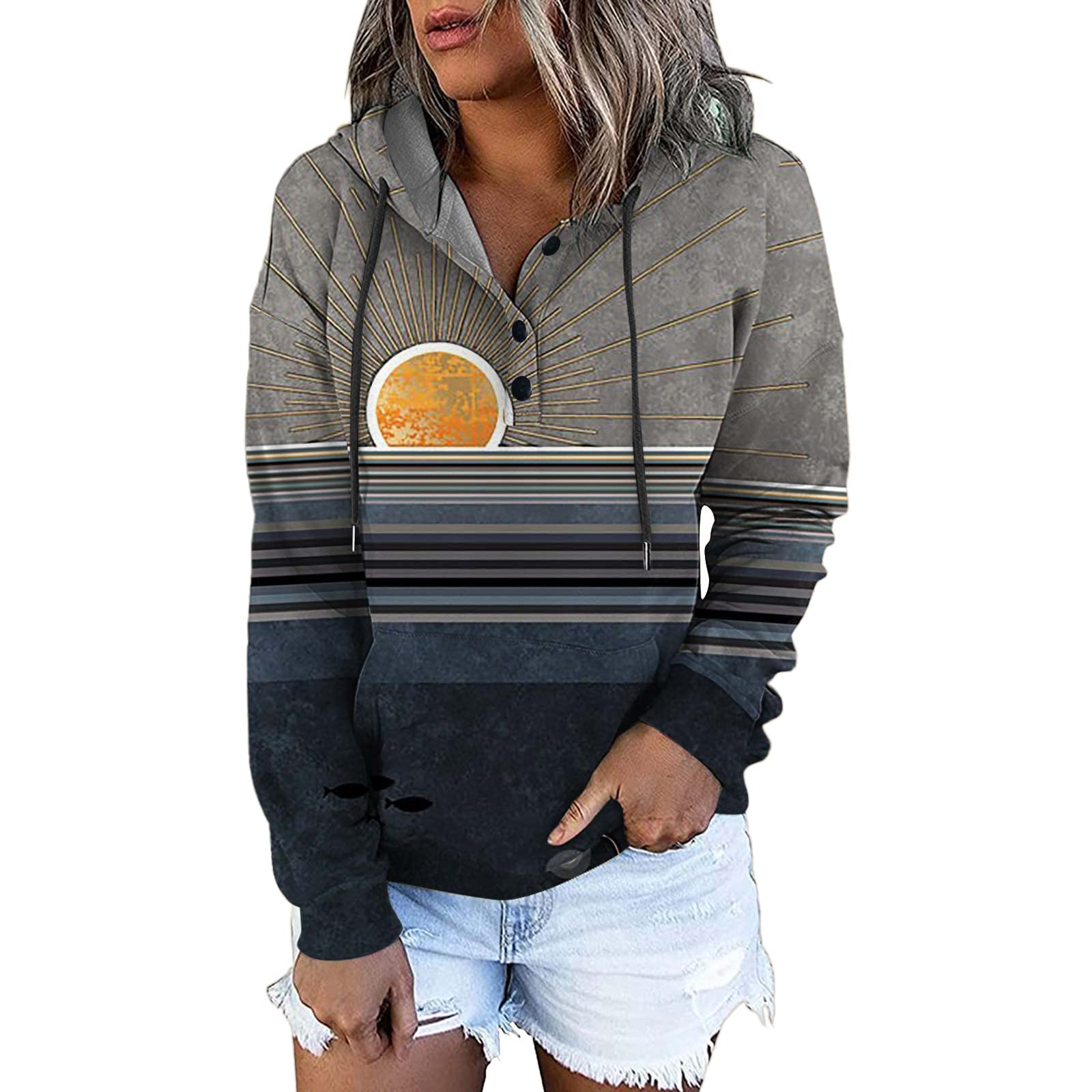MLAGJSS Women's Lightweight Long Sleeve Pullover - Casual Christmas Print Round Neck Loose Tunic Top for Holiday Parties & Winter Layering